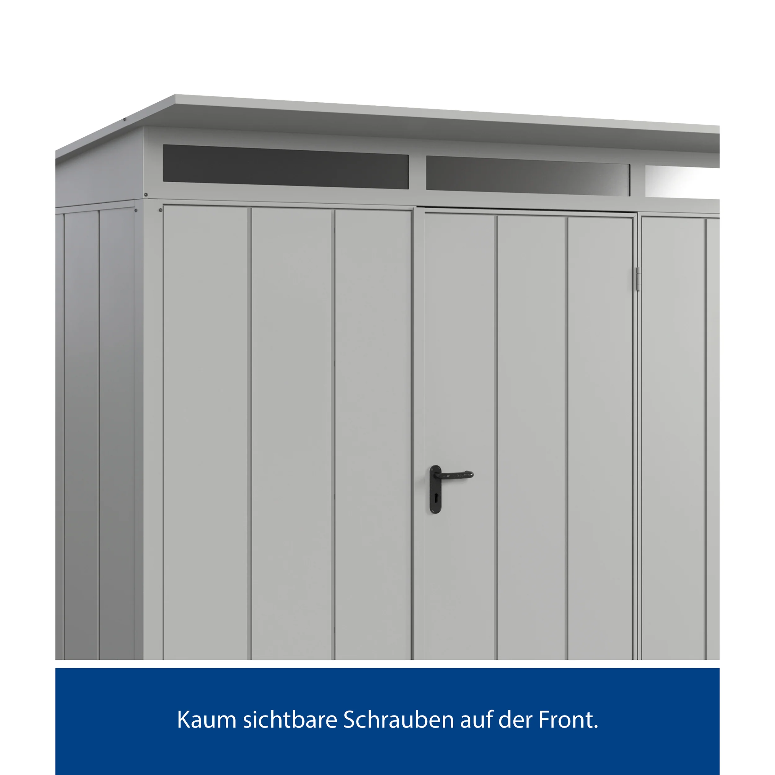 Set Berry Modern-P,Typ 3 Gerätehaus-Weißaluminium - Image 7