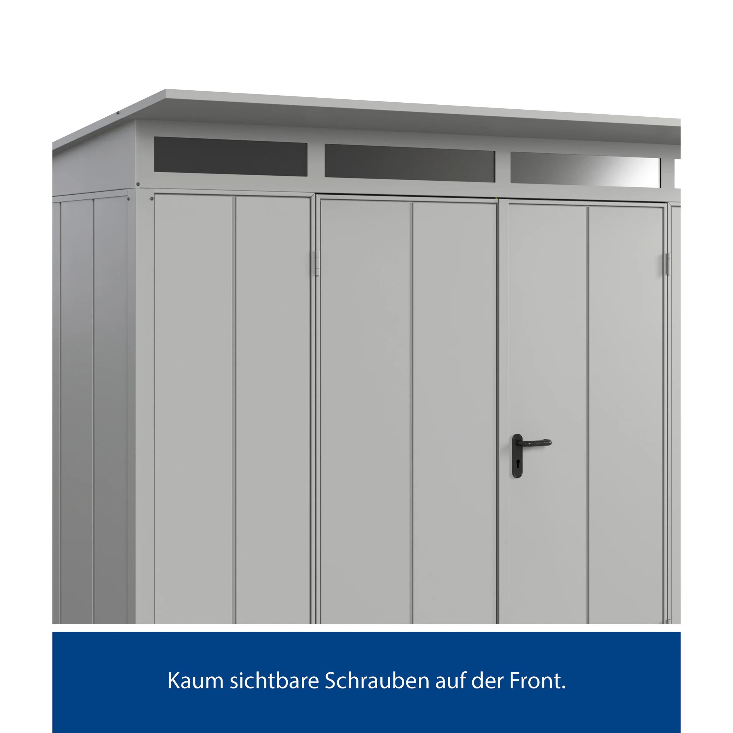 Set Berry Modern-P,Typ 3 Gerätehaus-Weißaluminium - Image 9