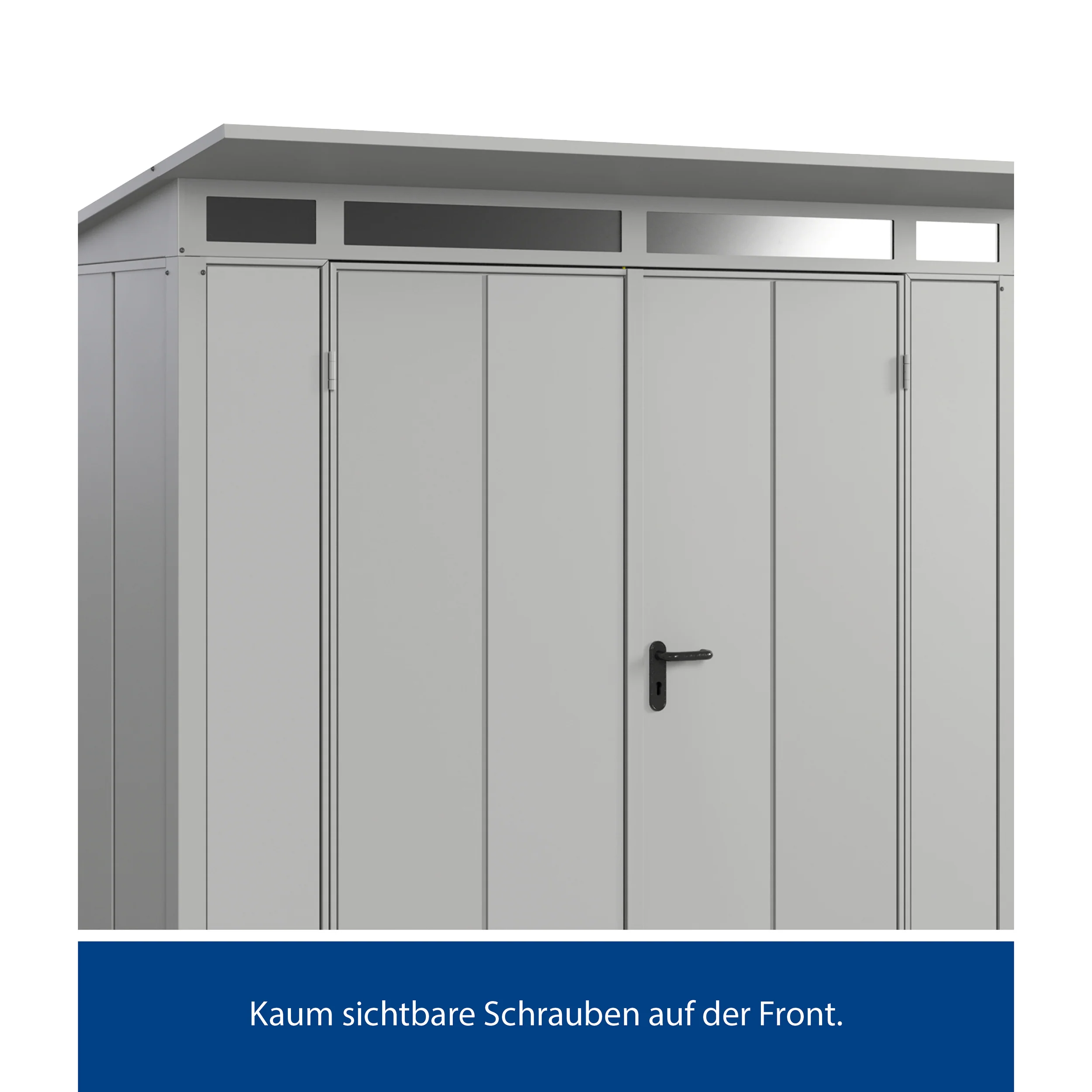 Set Berry Modern-P,Typ1 Gerätehaus-Weißaluminium - Image 8