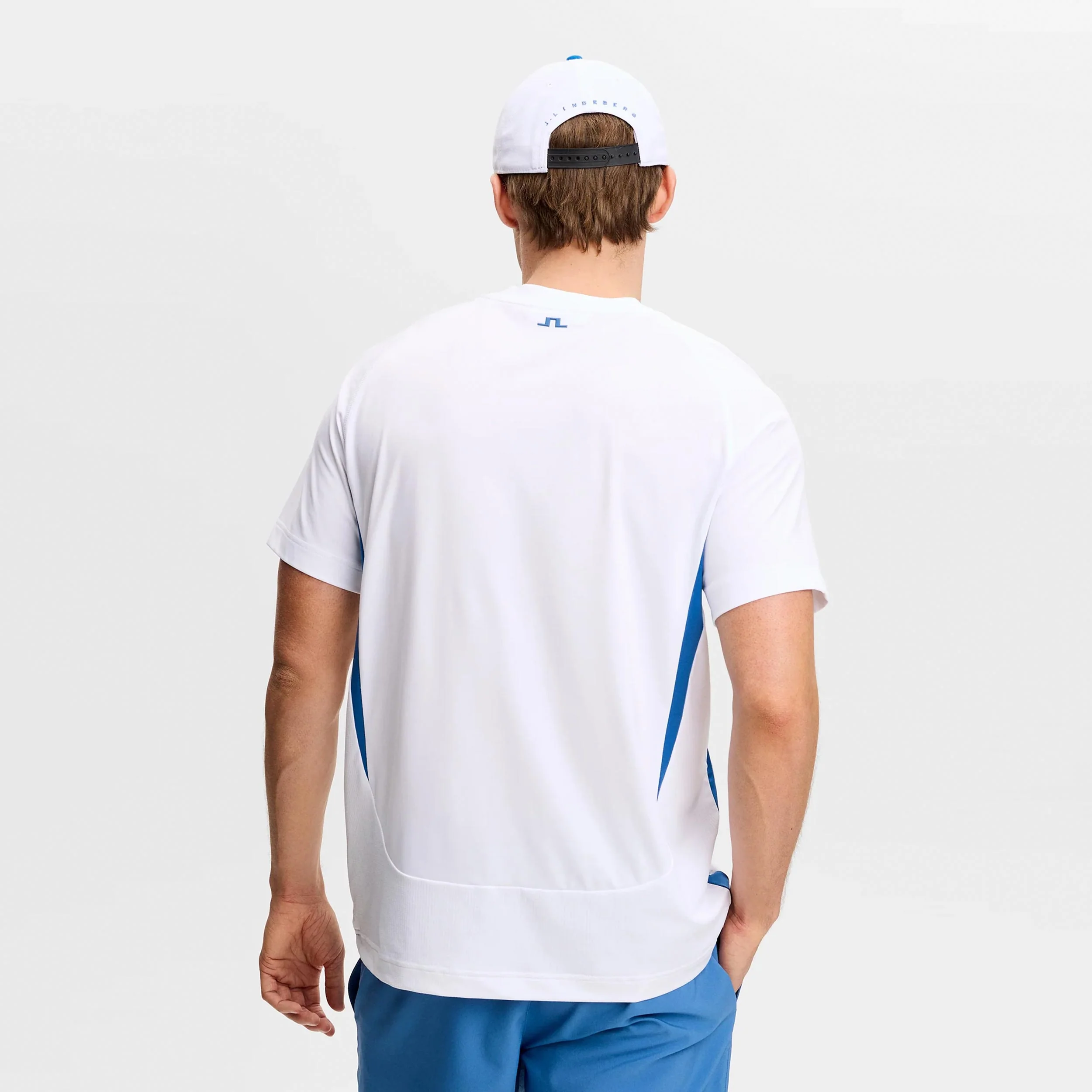 Court  T-Shirt Herren-weiß - Image 2