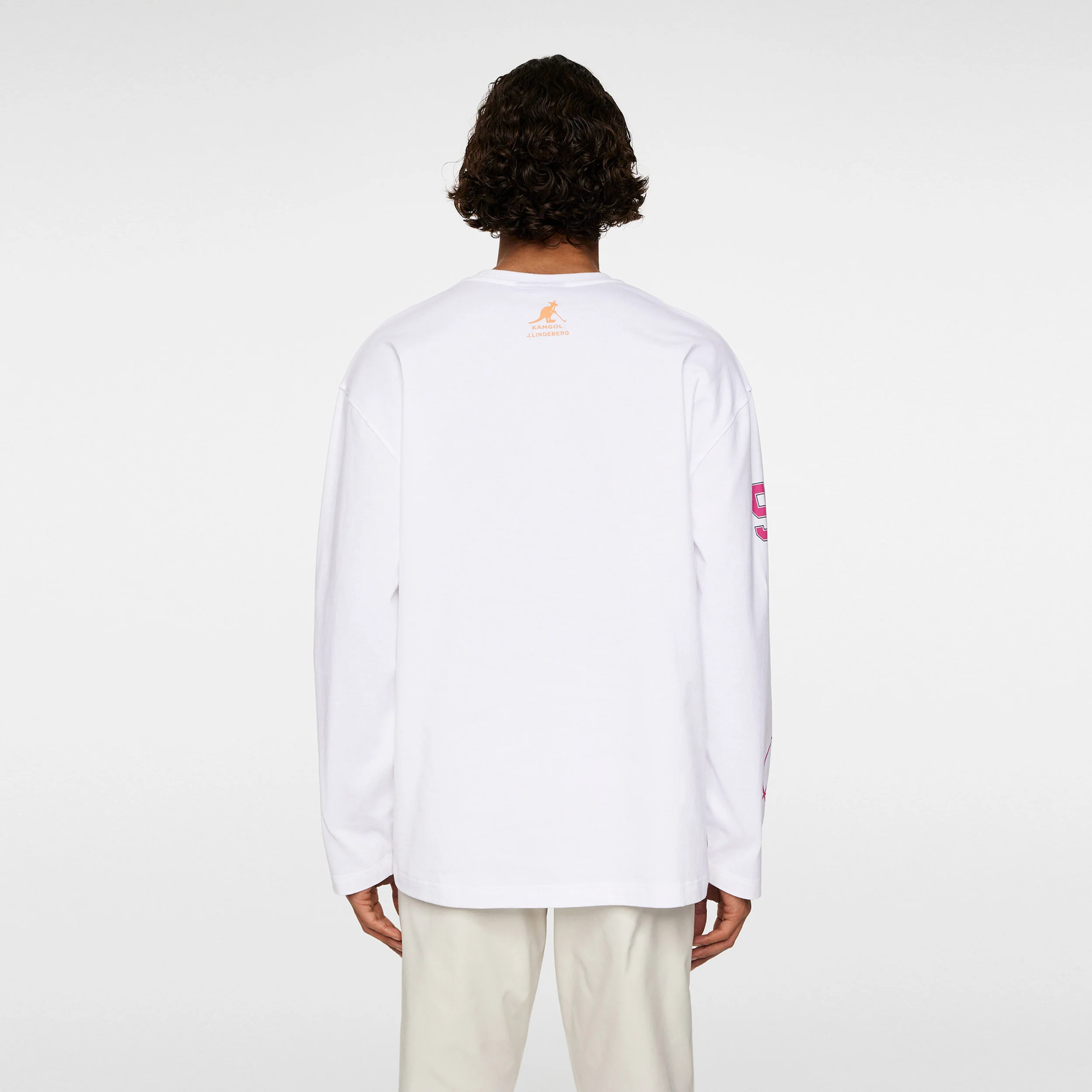 Kangol Davie Longsleeve Herren-Weiß - Image 2