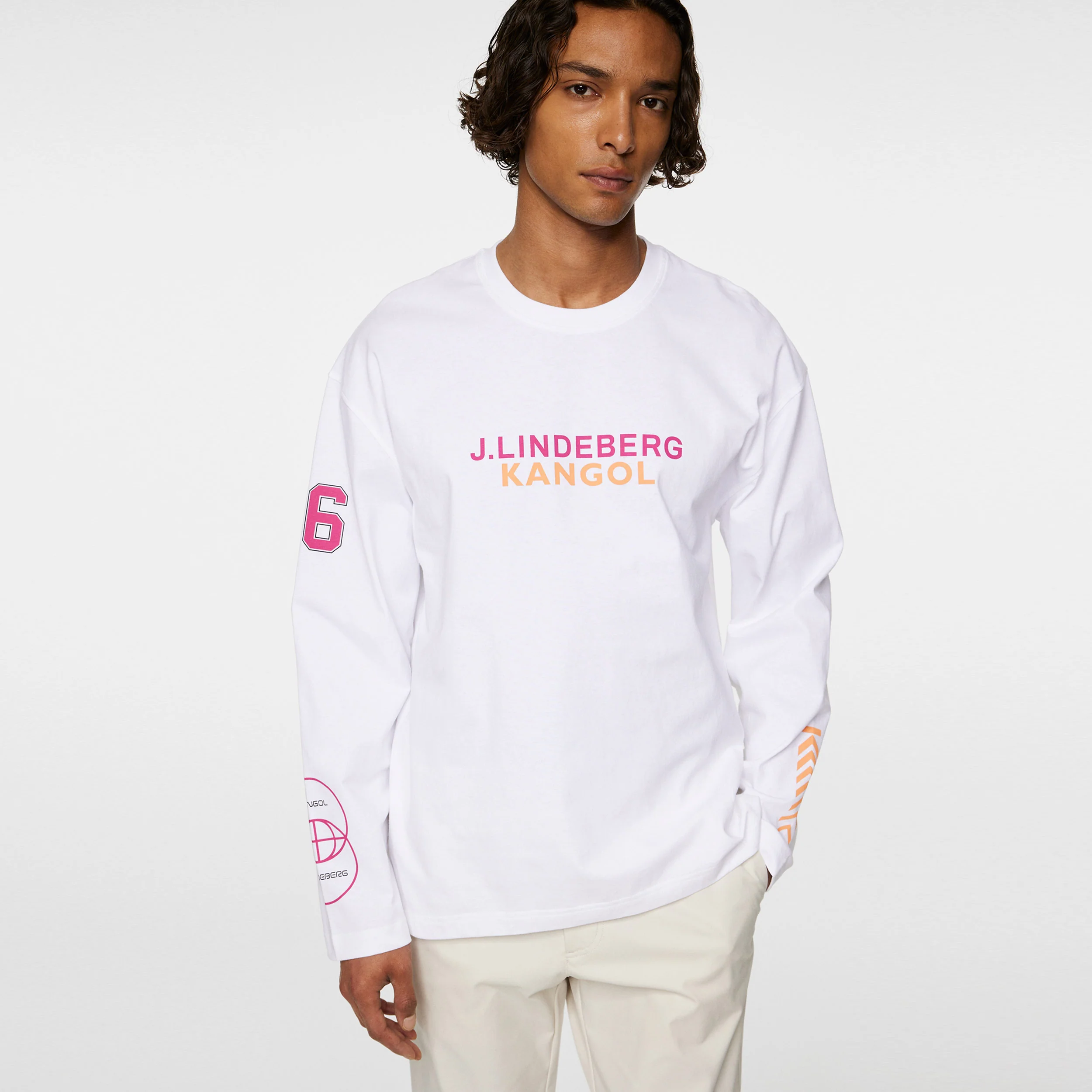 Kangol Davie Longsleeve Herren-Weiß - Image 3