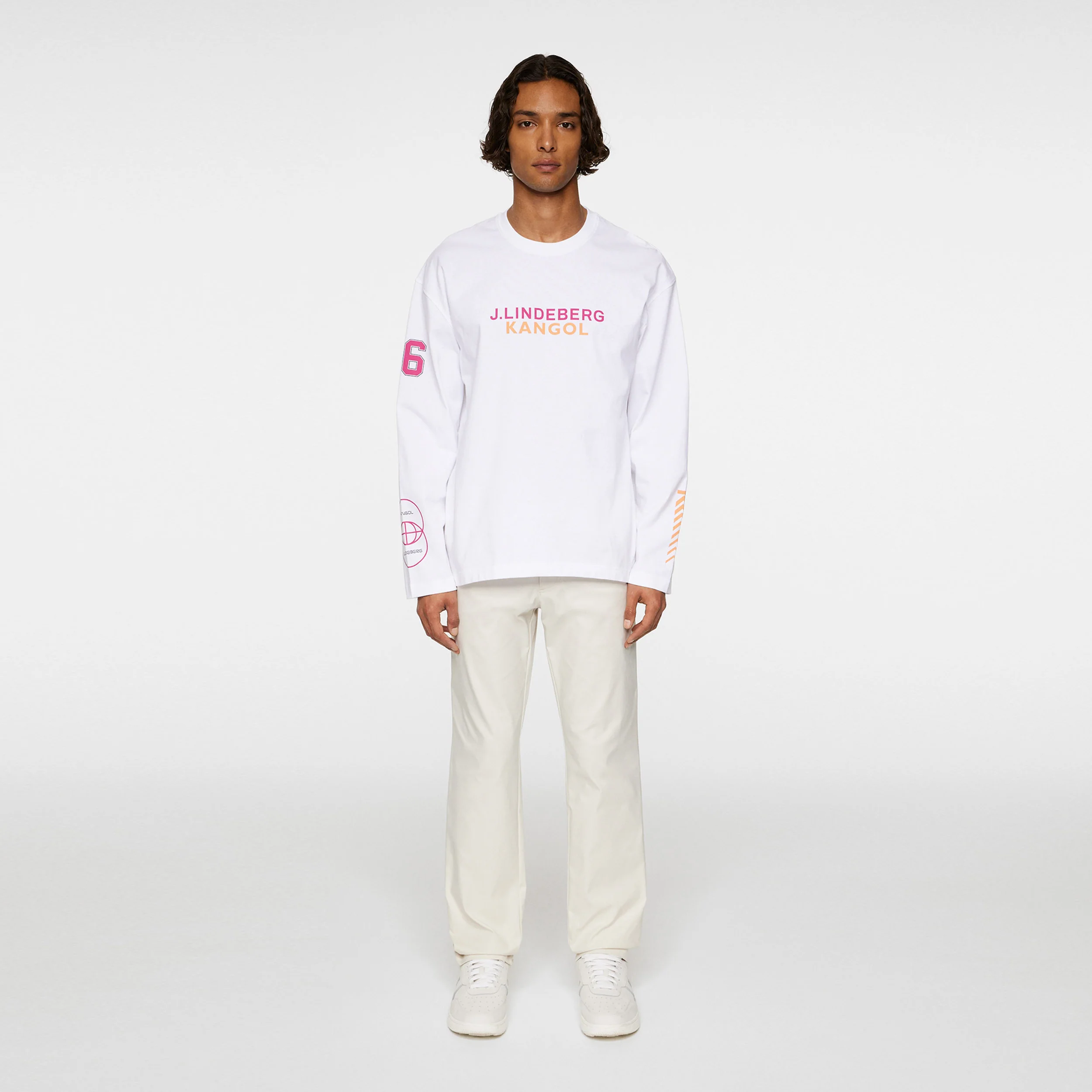 Kangol Davie Longsleeve Herren-Weiß - Image 5