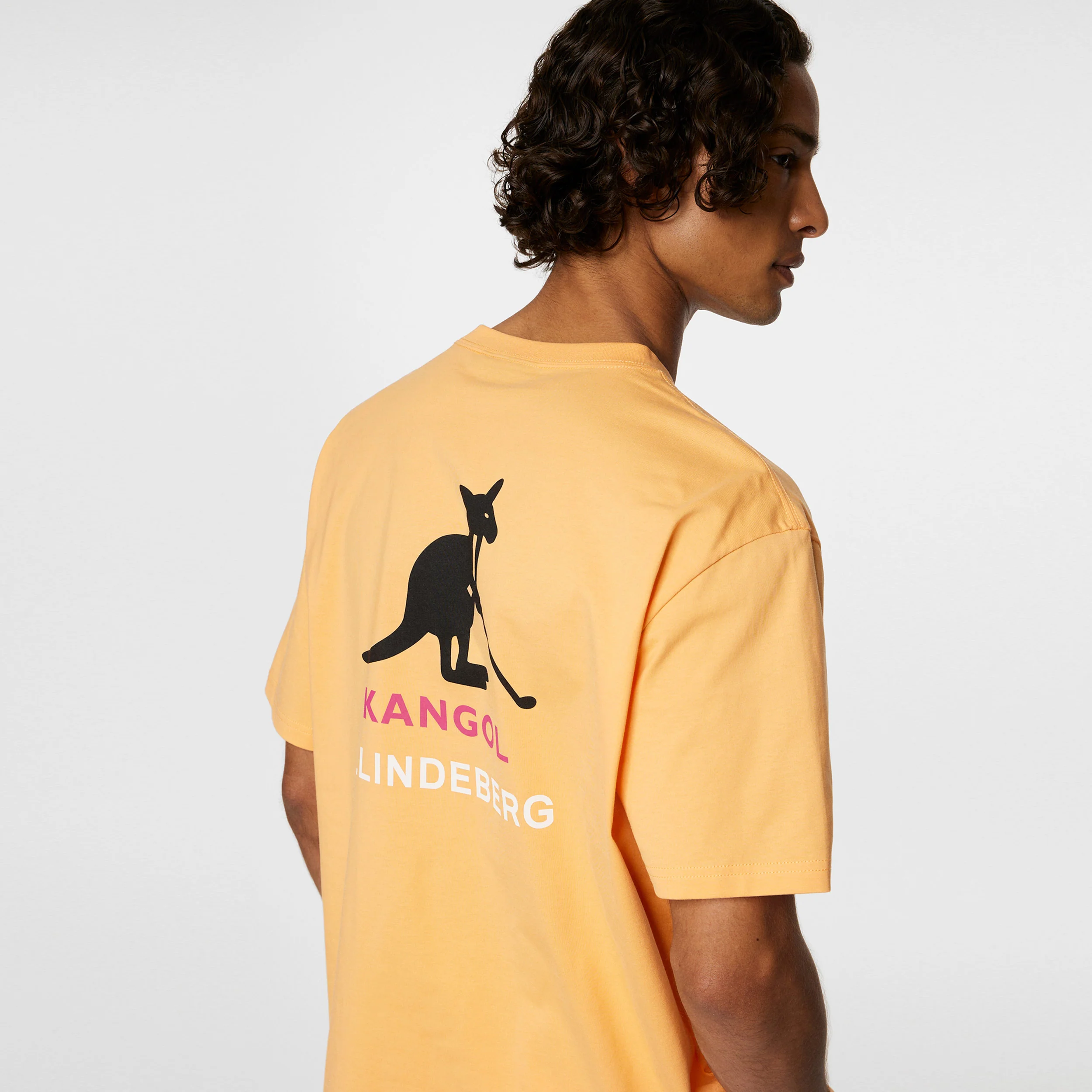 Kangol Davie T-Shirt Herren-Orange - Image 3