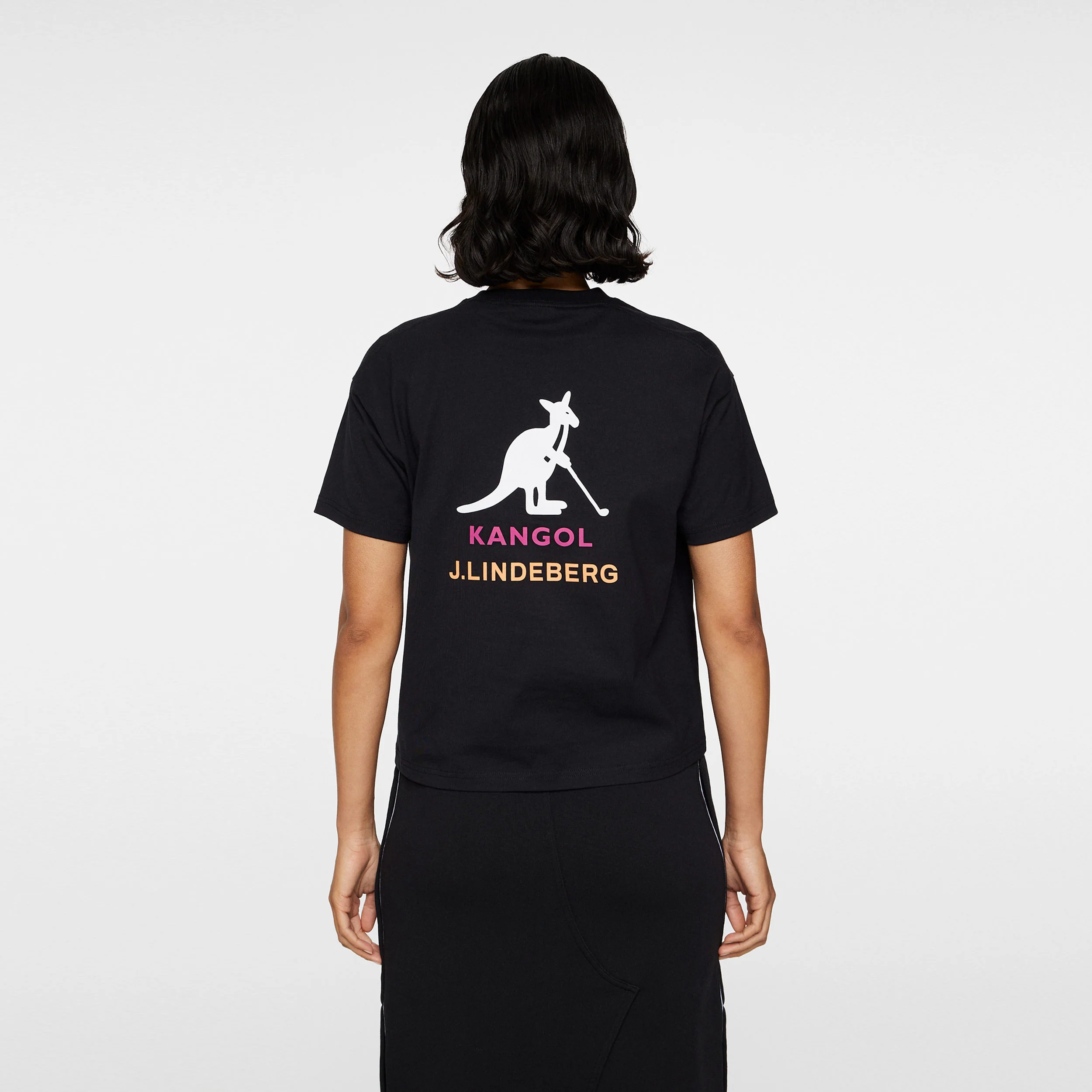 Kangol Lina T-Shirt Damen-Schwarz - Image 2