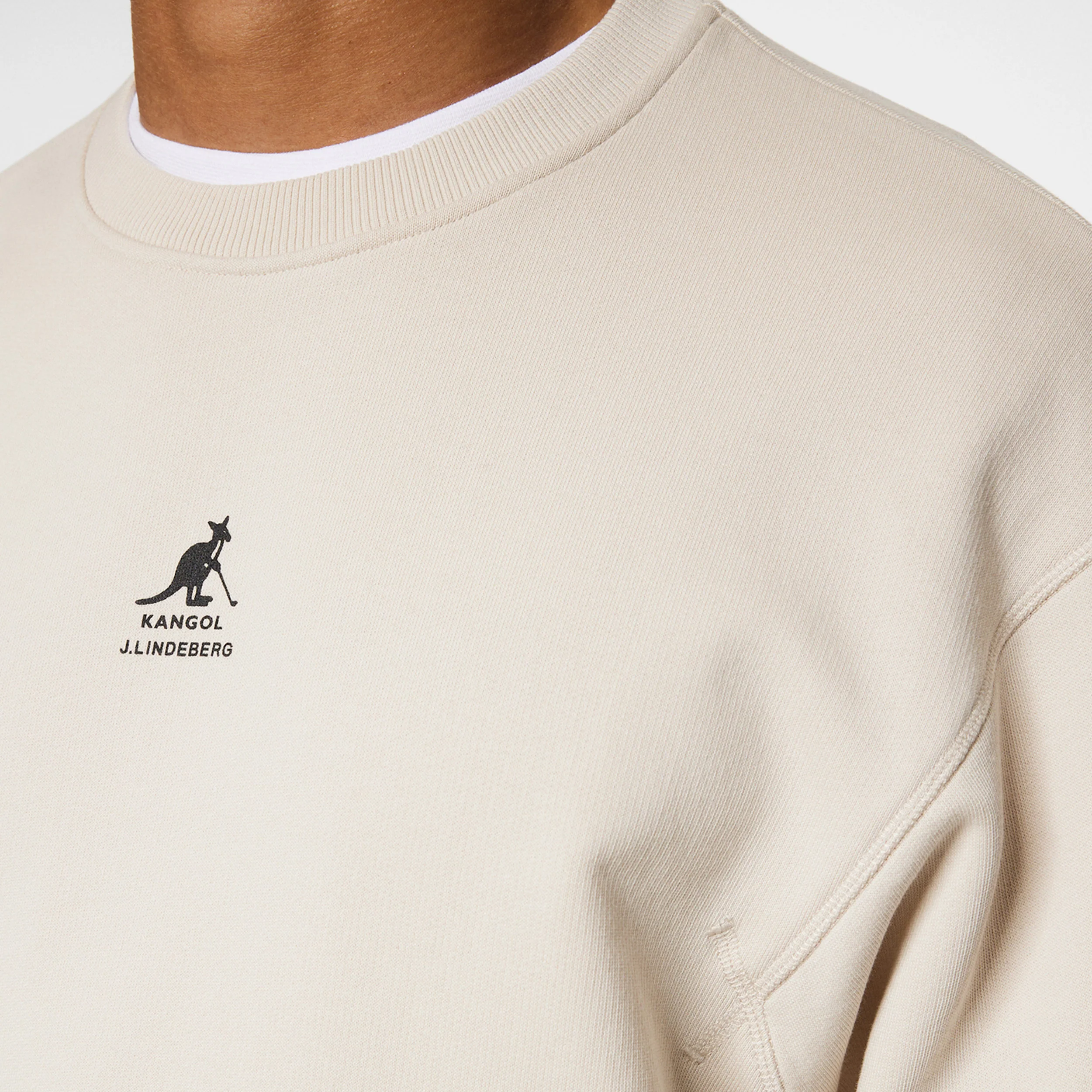 Kangol Roberto Sweatshirt Herren-Creme - Image 4