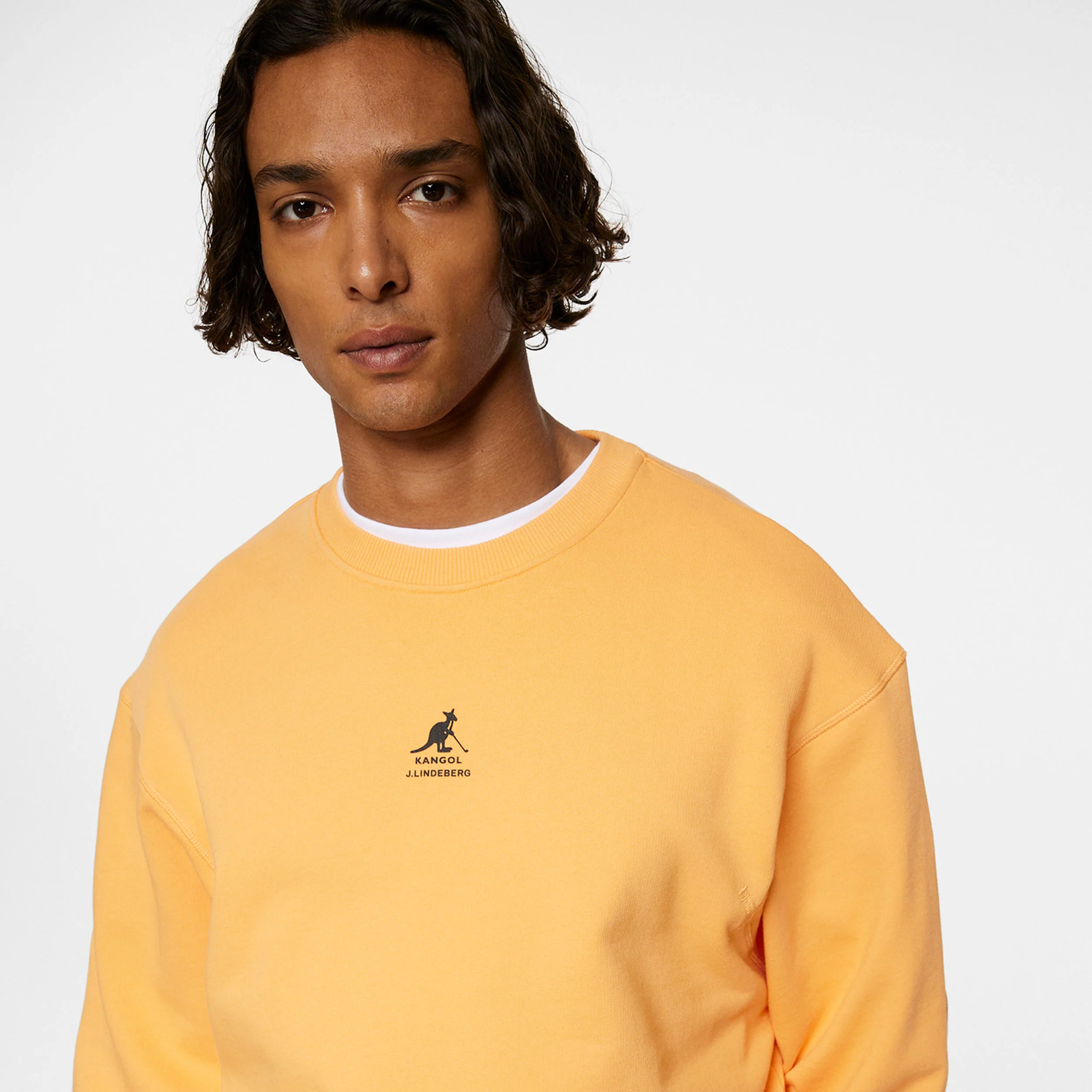 Kangol Roberto Sweatshirt Herren-Orange - Image 3