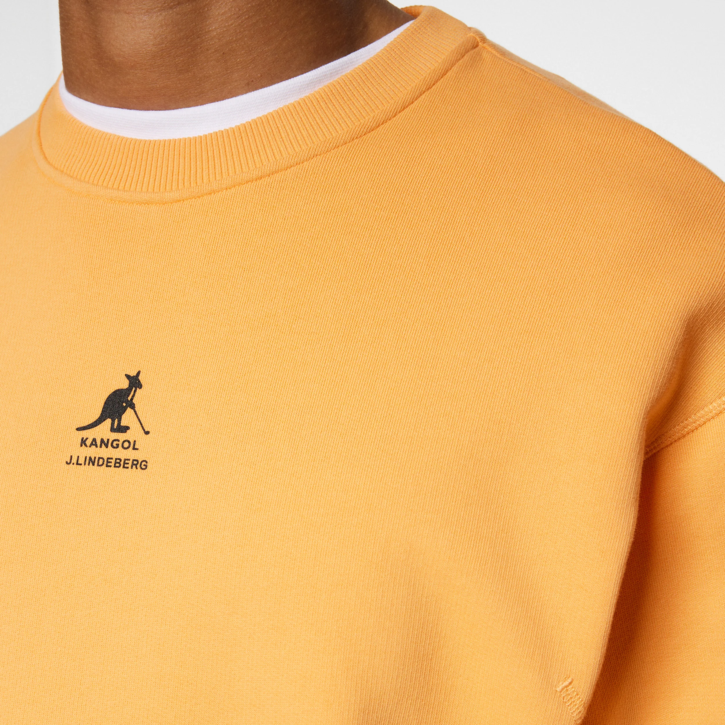 Kangol Roberto Sweatshirt Herren-Orange - Image 4