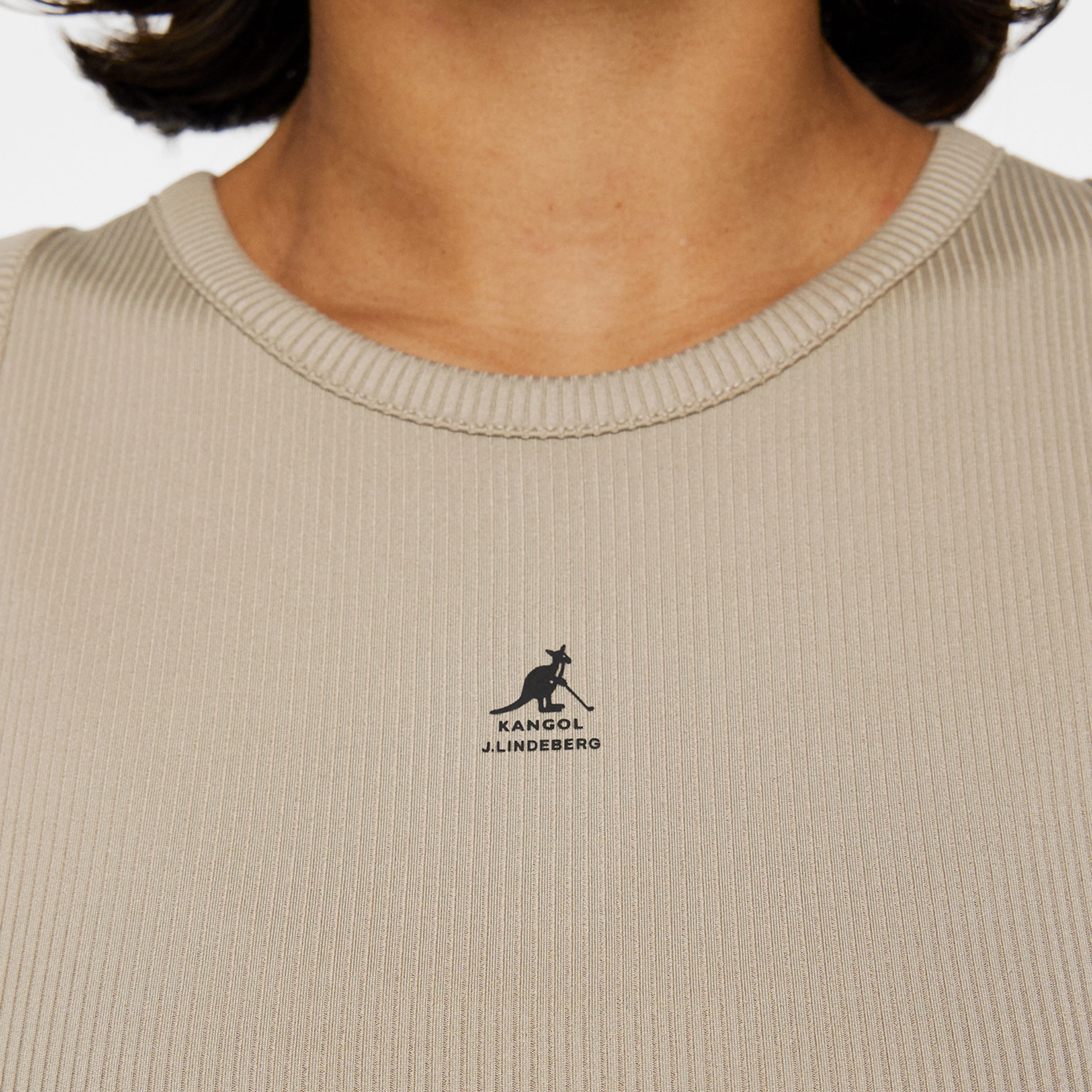 Kangol Sofie Tank-Top Damen-Beige - Image 4