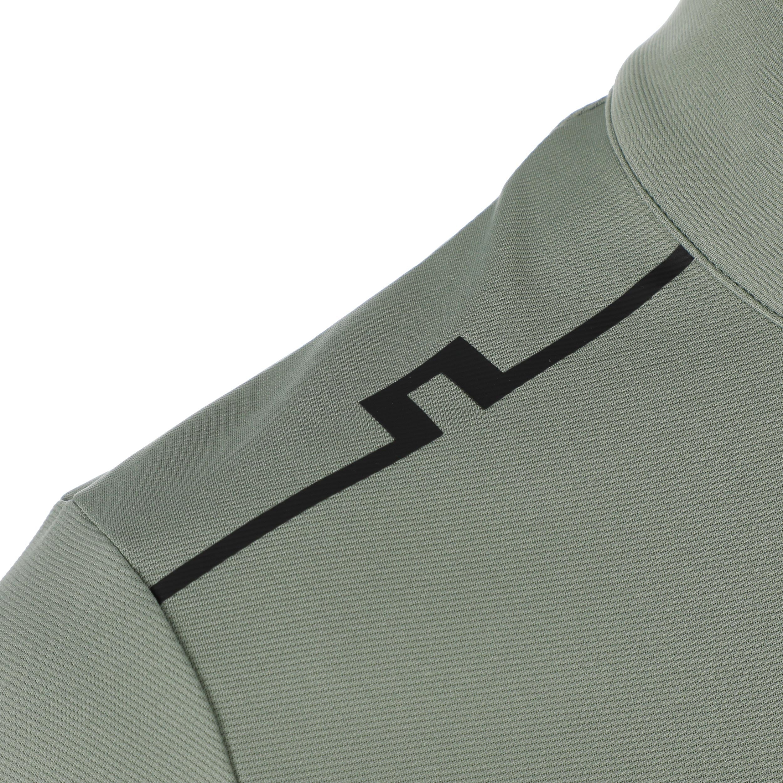 Leon Quarter Zip Longsleeve Herren-oliv - Image 4
