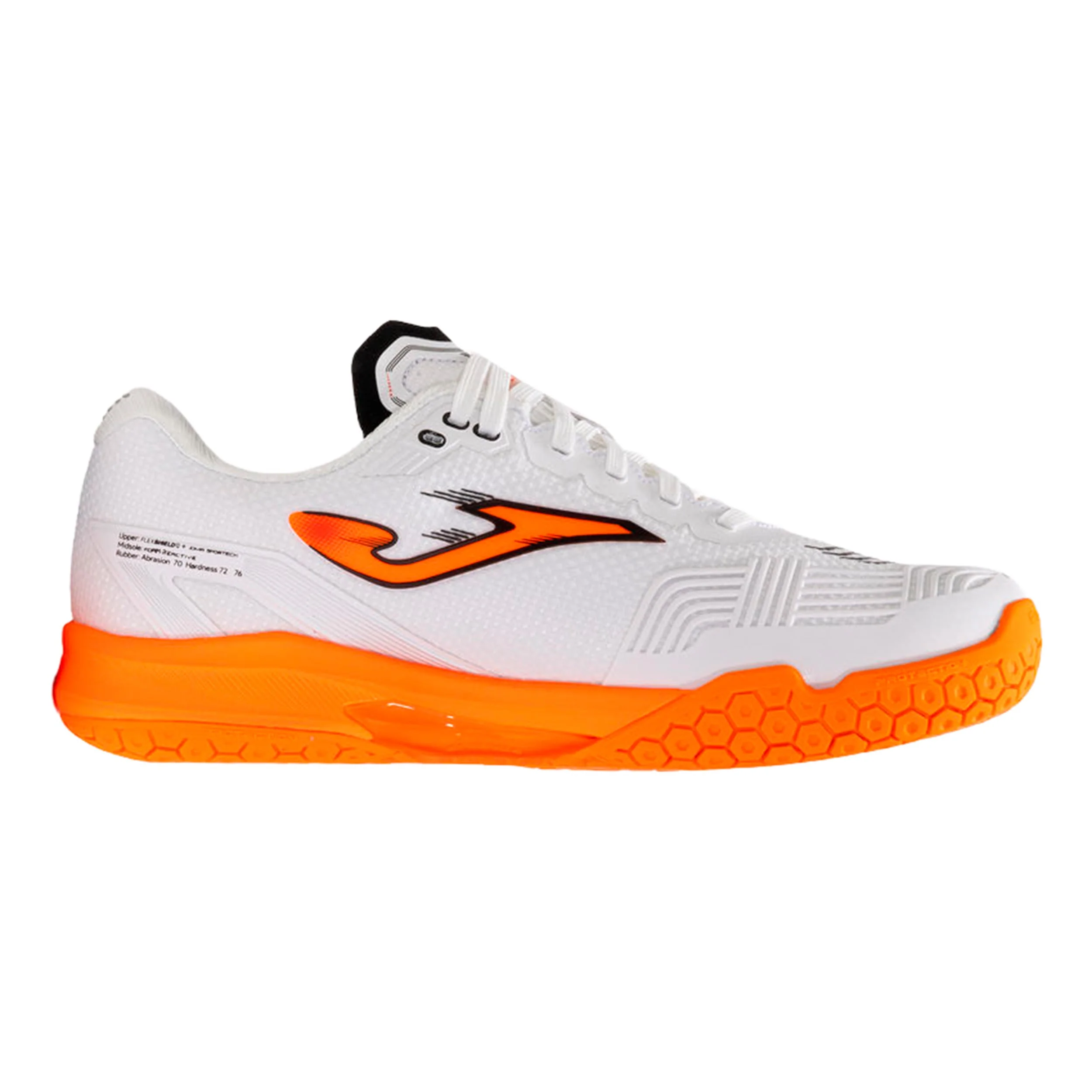 Electric Hartplatzschuh Herren - weiß, orange - Image 2