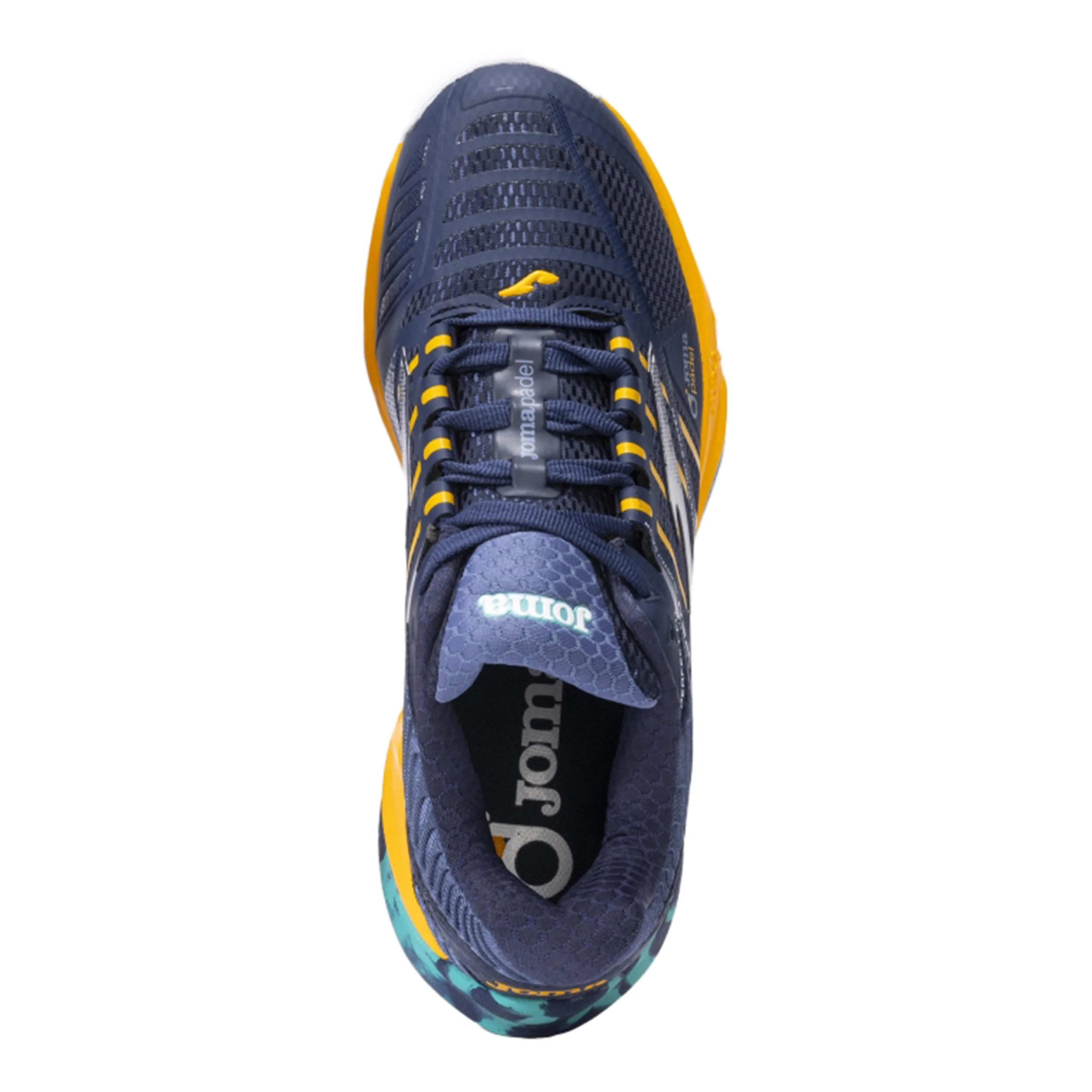 Open Padelschuh Herren - dunkelblau, orange - Image 2