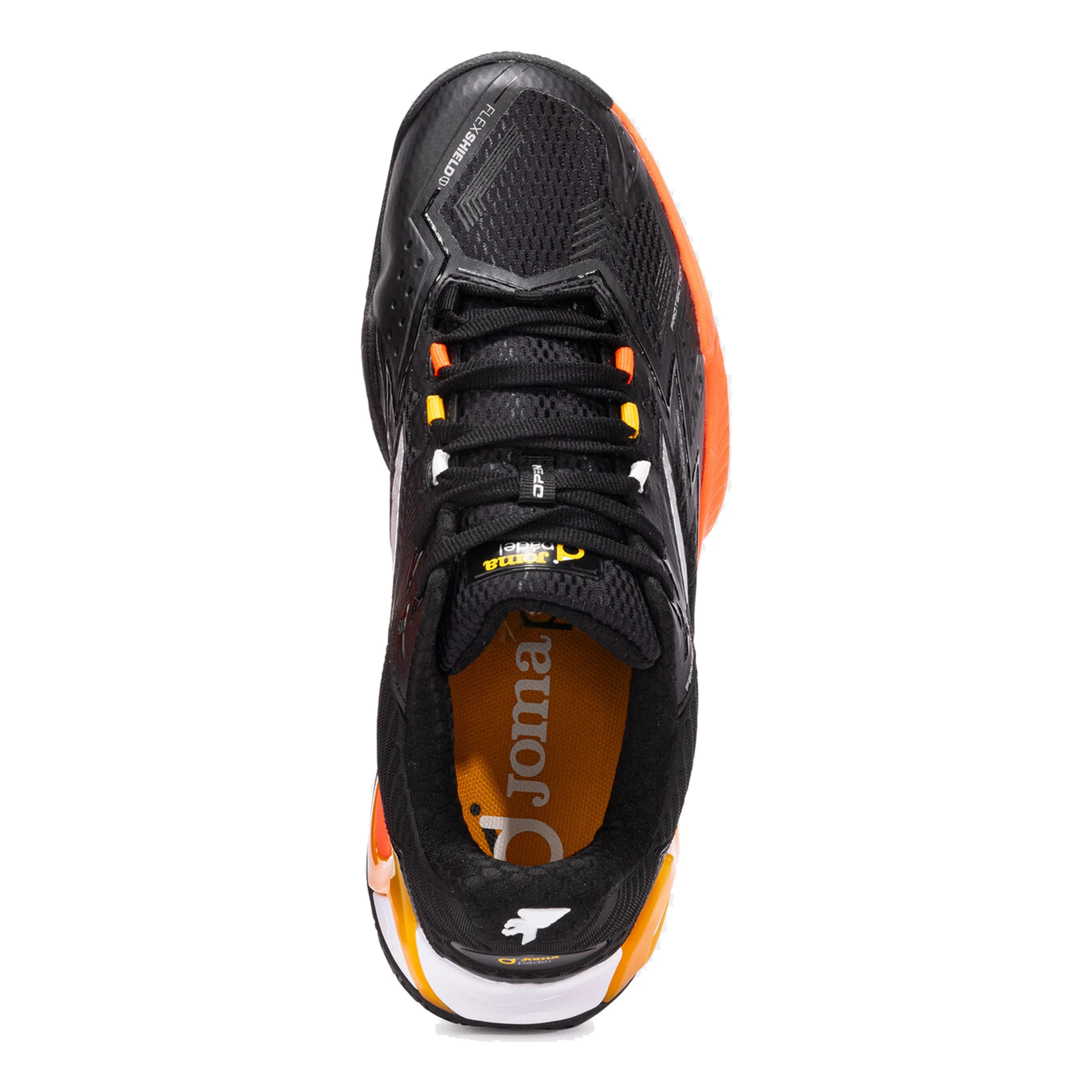 Open Padelschuh Herren - schwarz, orange - Image 3