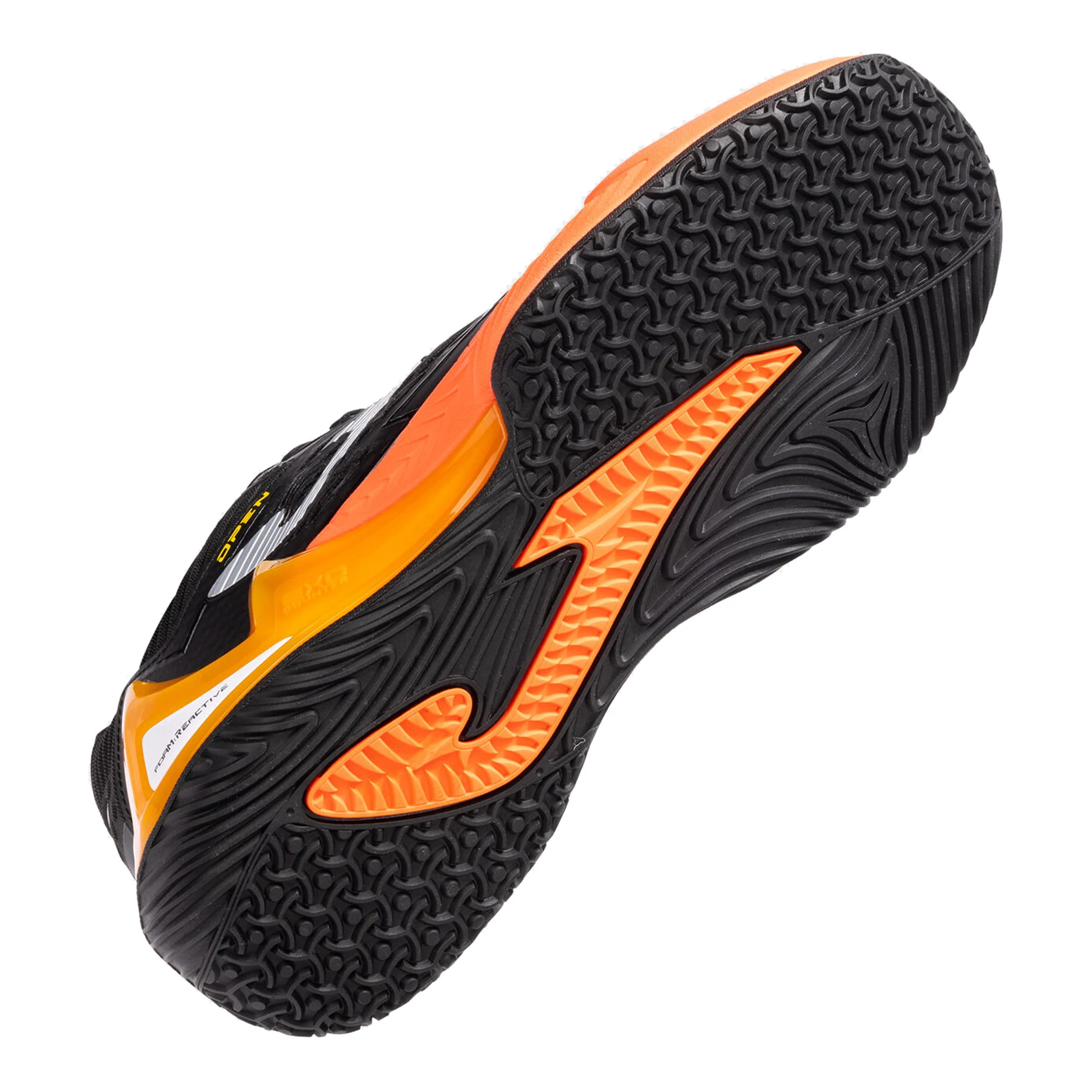 Open Padelschuh Herren - schwarz, orange - Image 4