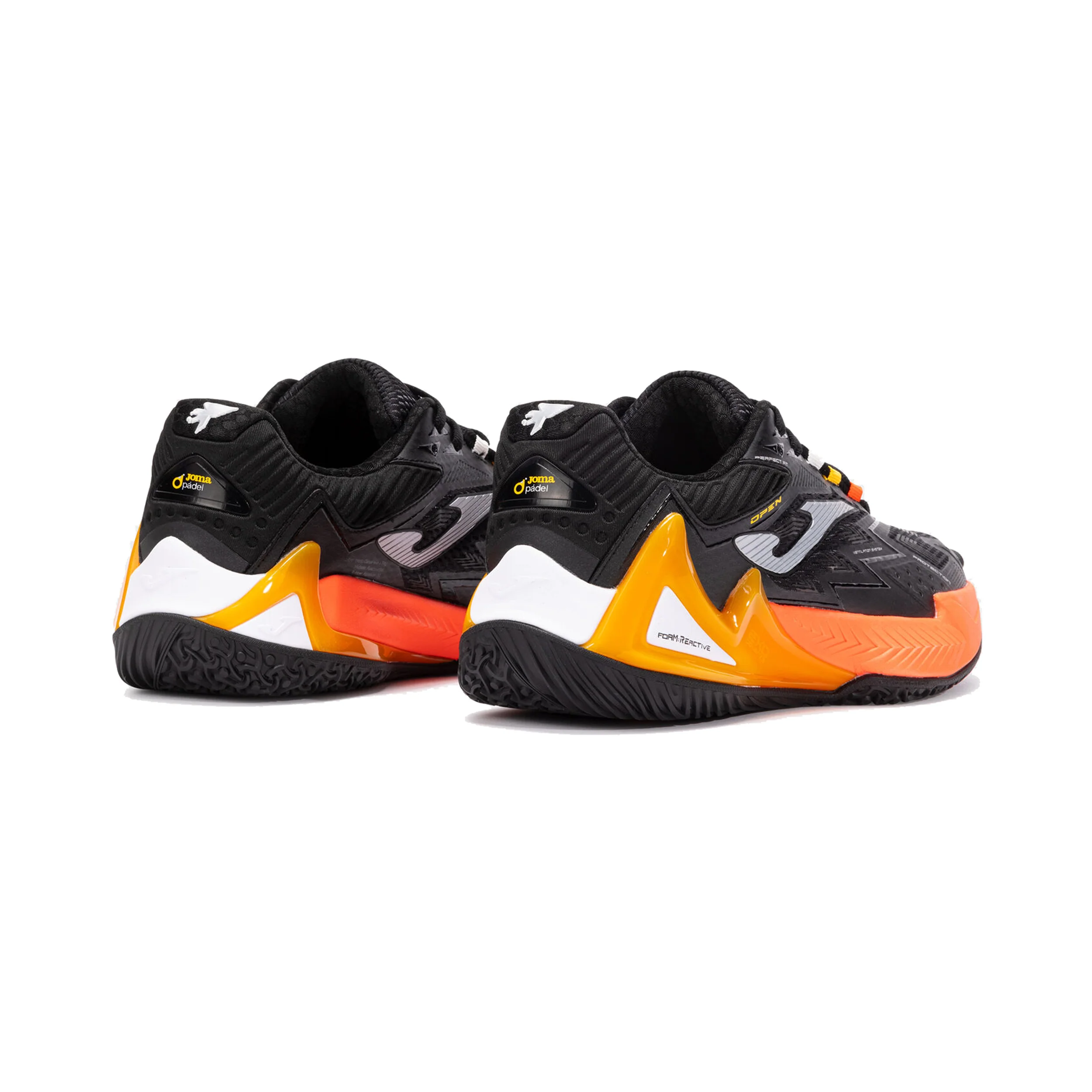 Open Padelschuh Herren - schwarz, orange - Image 5