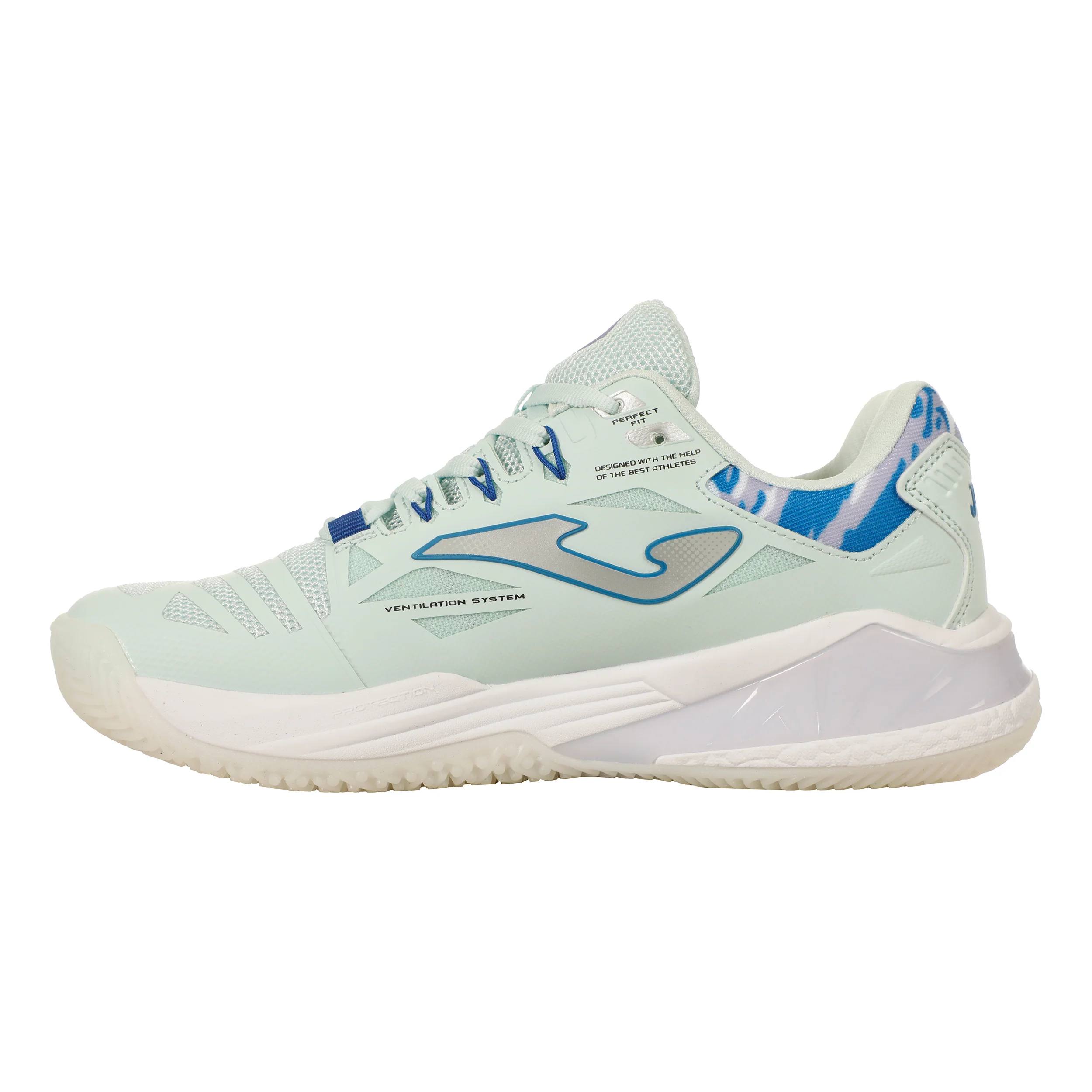 Spin Padelschuh Damen - hellblau, flieder - Image 2