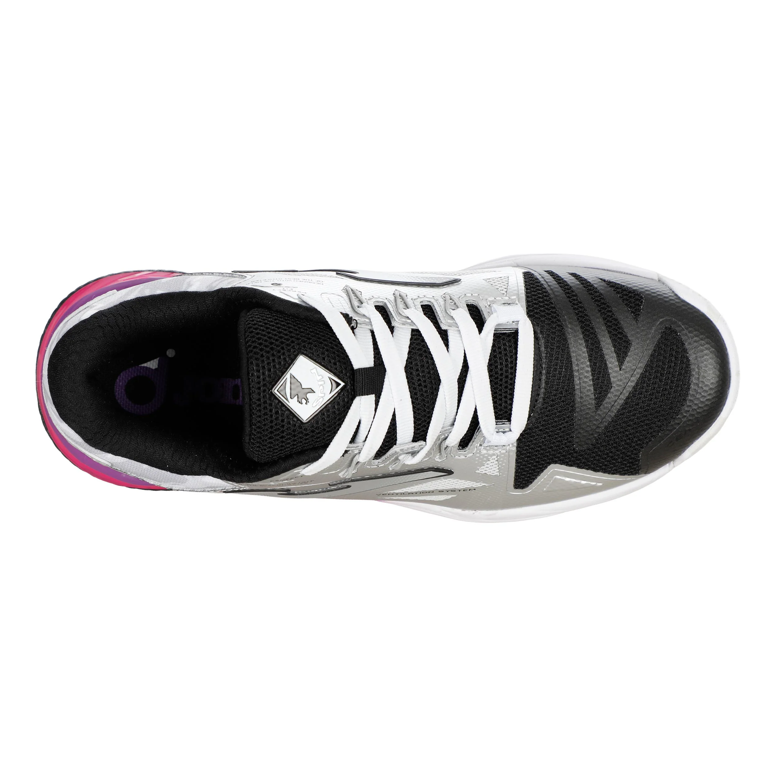 Spin Padelschuh Damen - silber, schwarz - Image 3