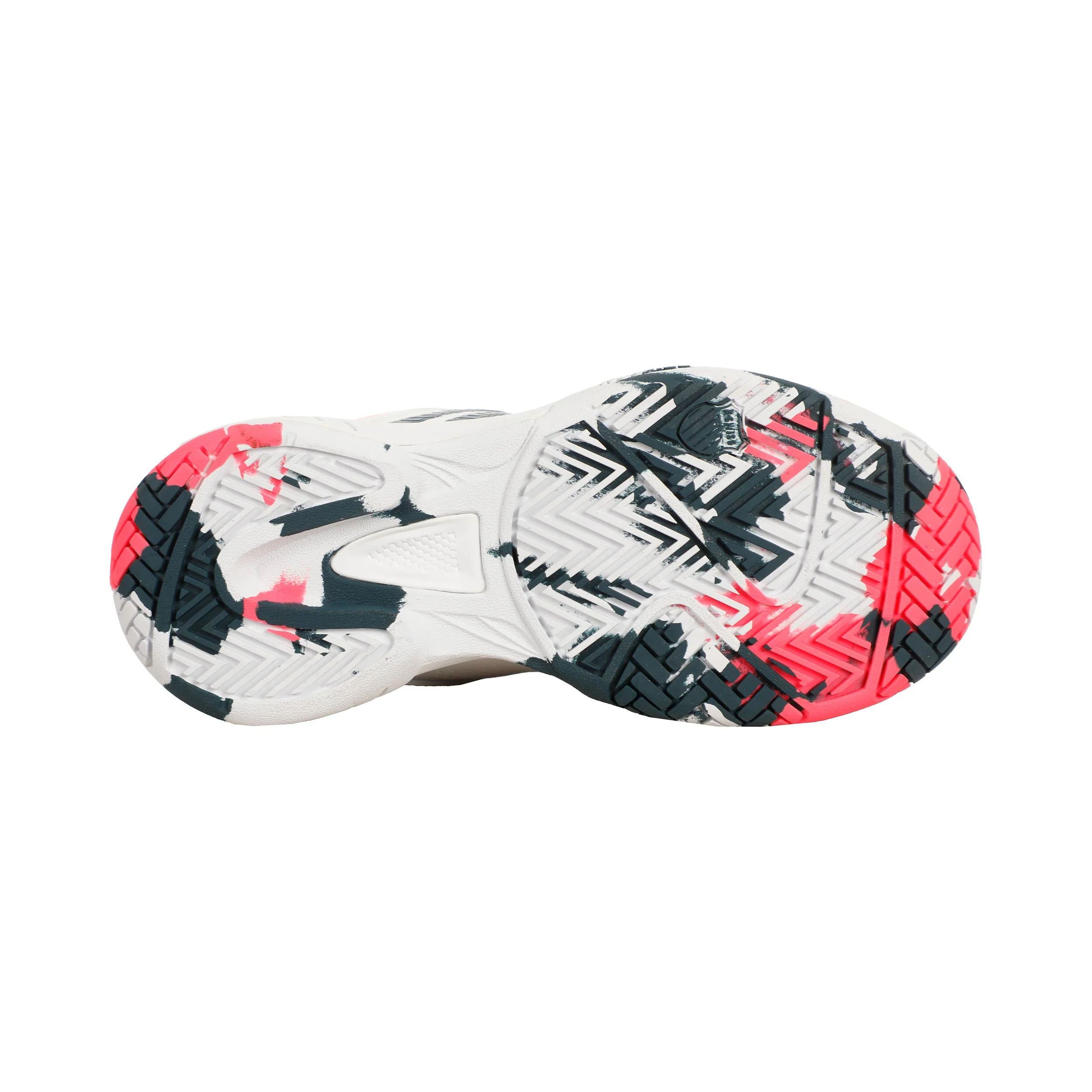 Court Express 2 Strap Allcourtschuh Kinder-Weiß,Petrol - Image 4