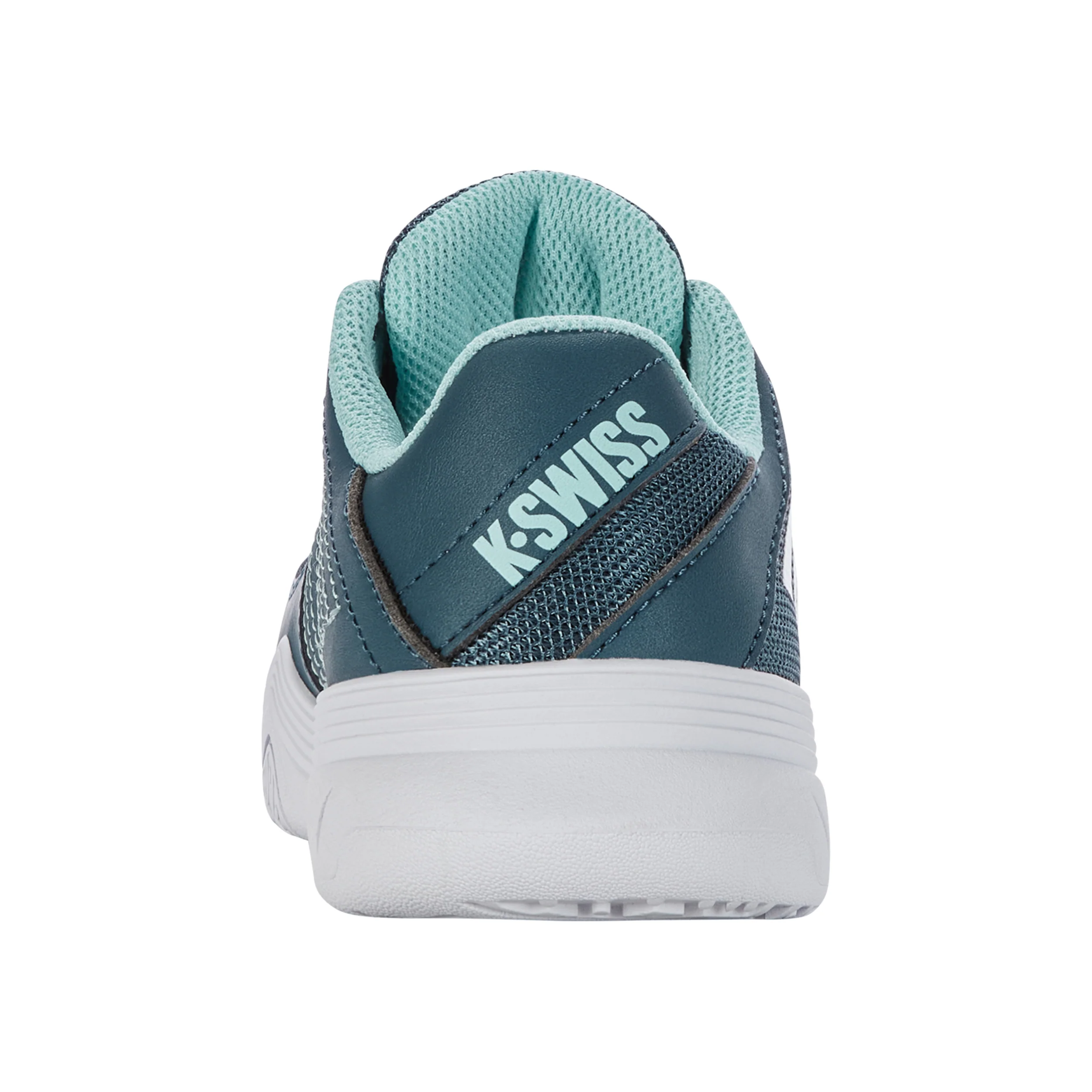 Court Express Omni Allcourtschuh Kinder-Petrol,Weiß - Image 5