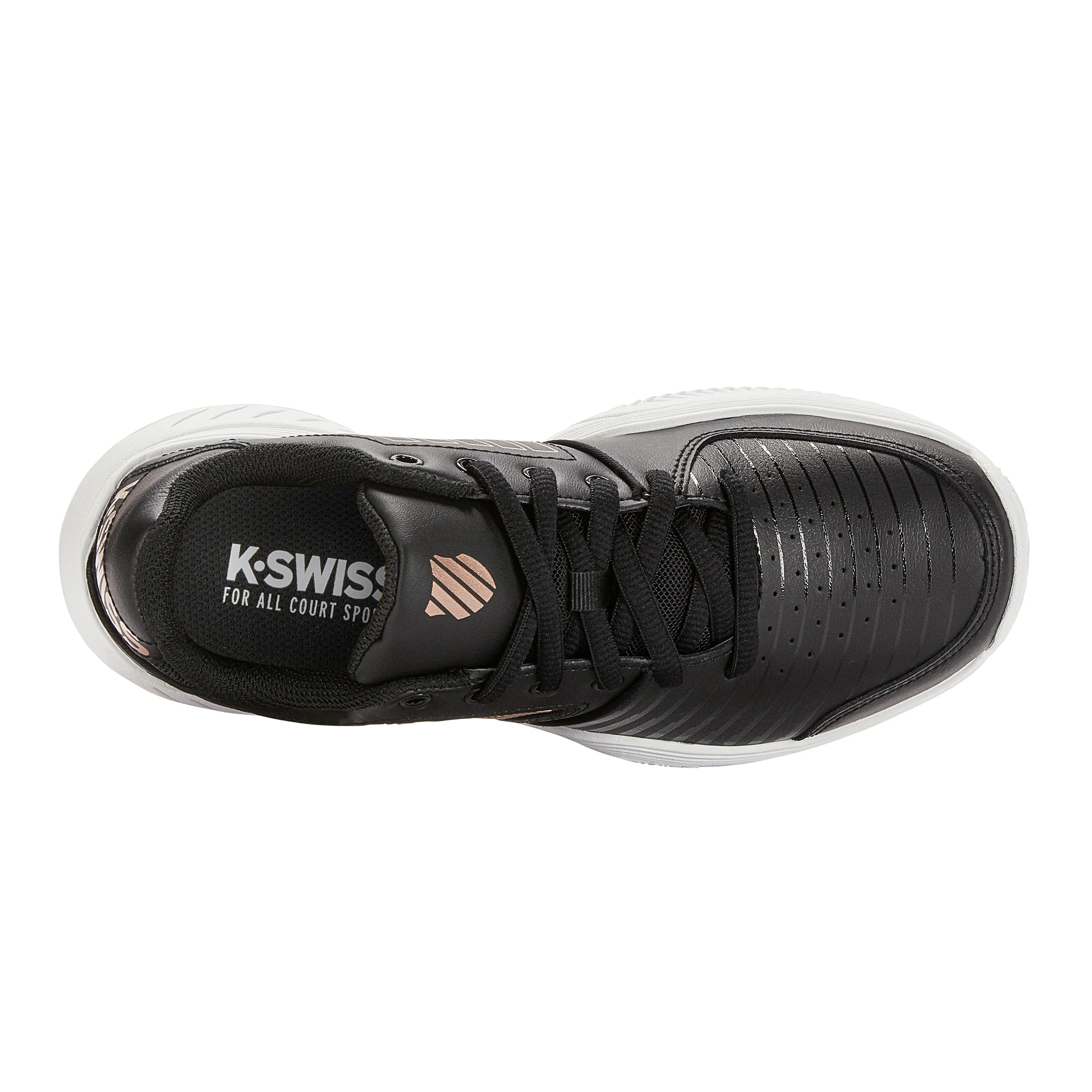 Court Express Sandplatzschuh Damen-Schwarz - Image 3