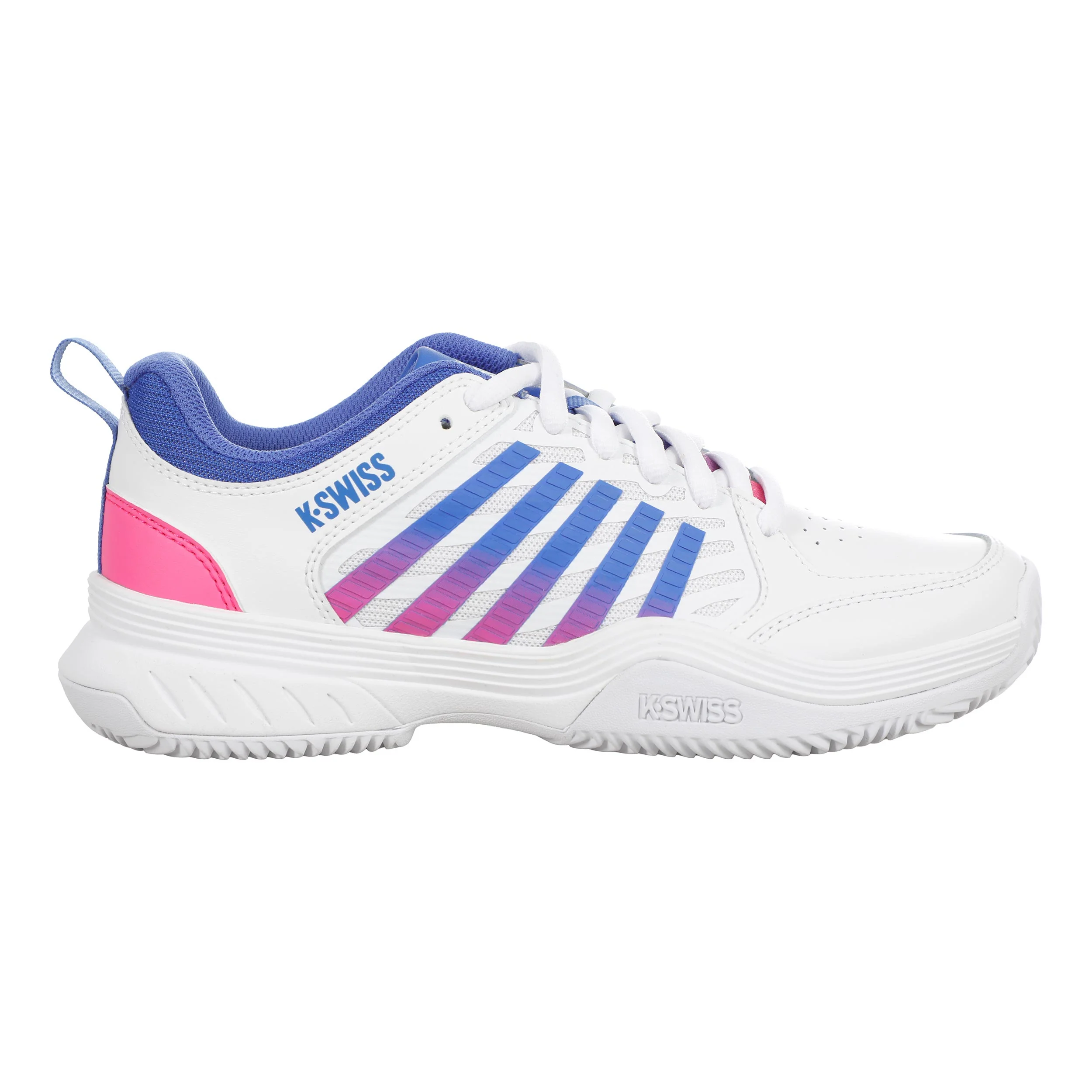 Court Express Sandplatzschuh Damen - weiß, pink