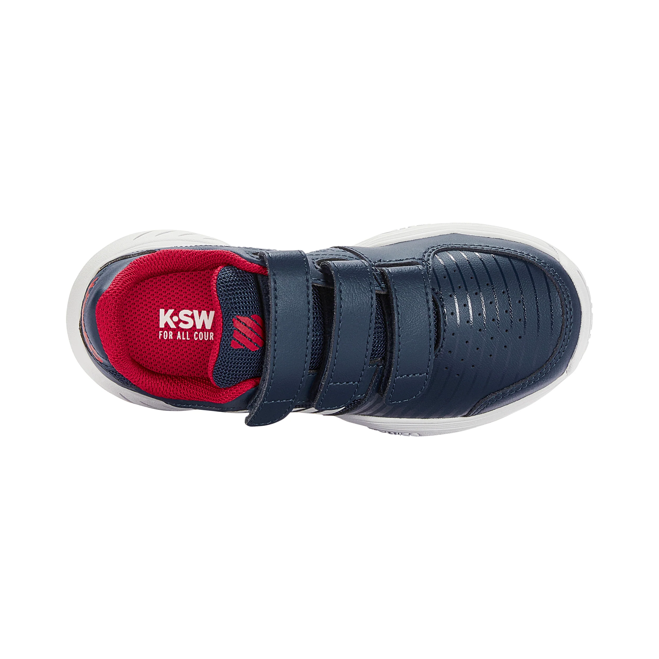 Court Express Strap Omni Allcourtschuh Kinder-dunkelblau,weiß - Image 3