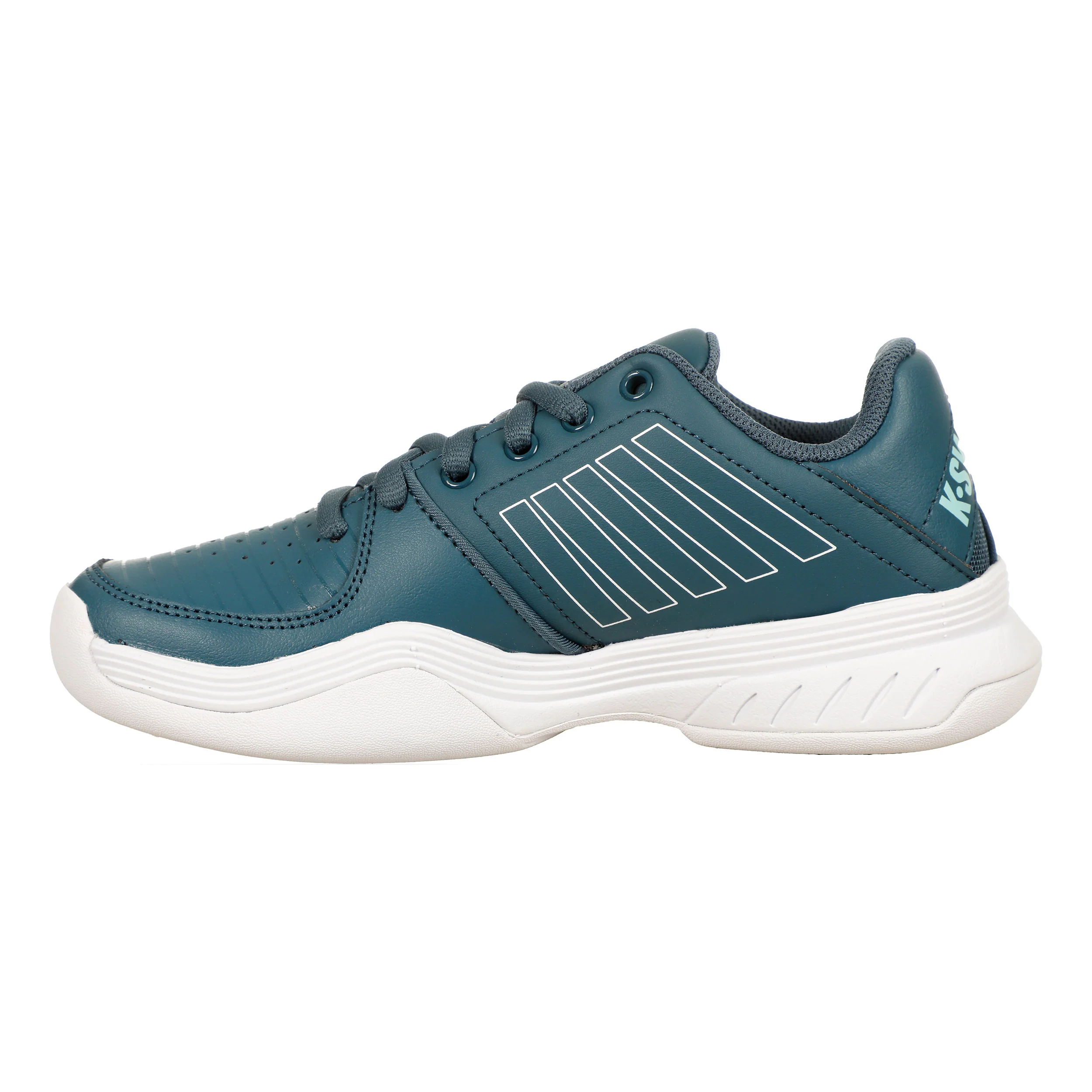 Express Court Express Teppichschuh Kinder - dunkelgrün, weiß - Image 2