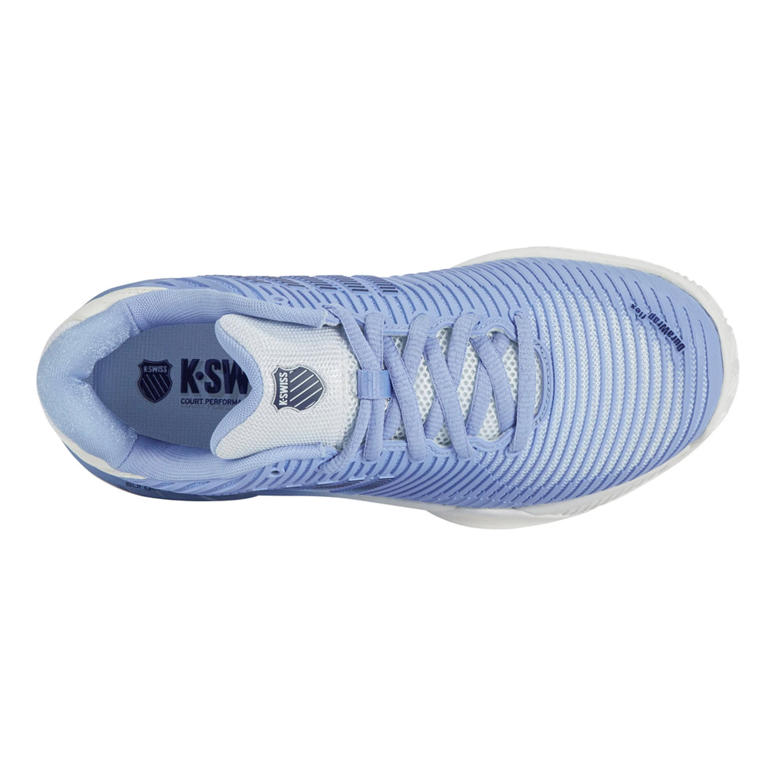 Hypercourt Express 2 Sandplatzschuh Damen-Hellblau,Weiß - Image 3