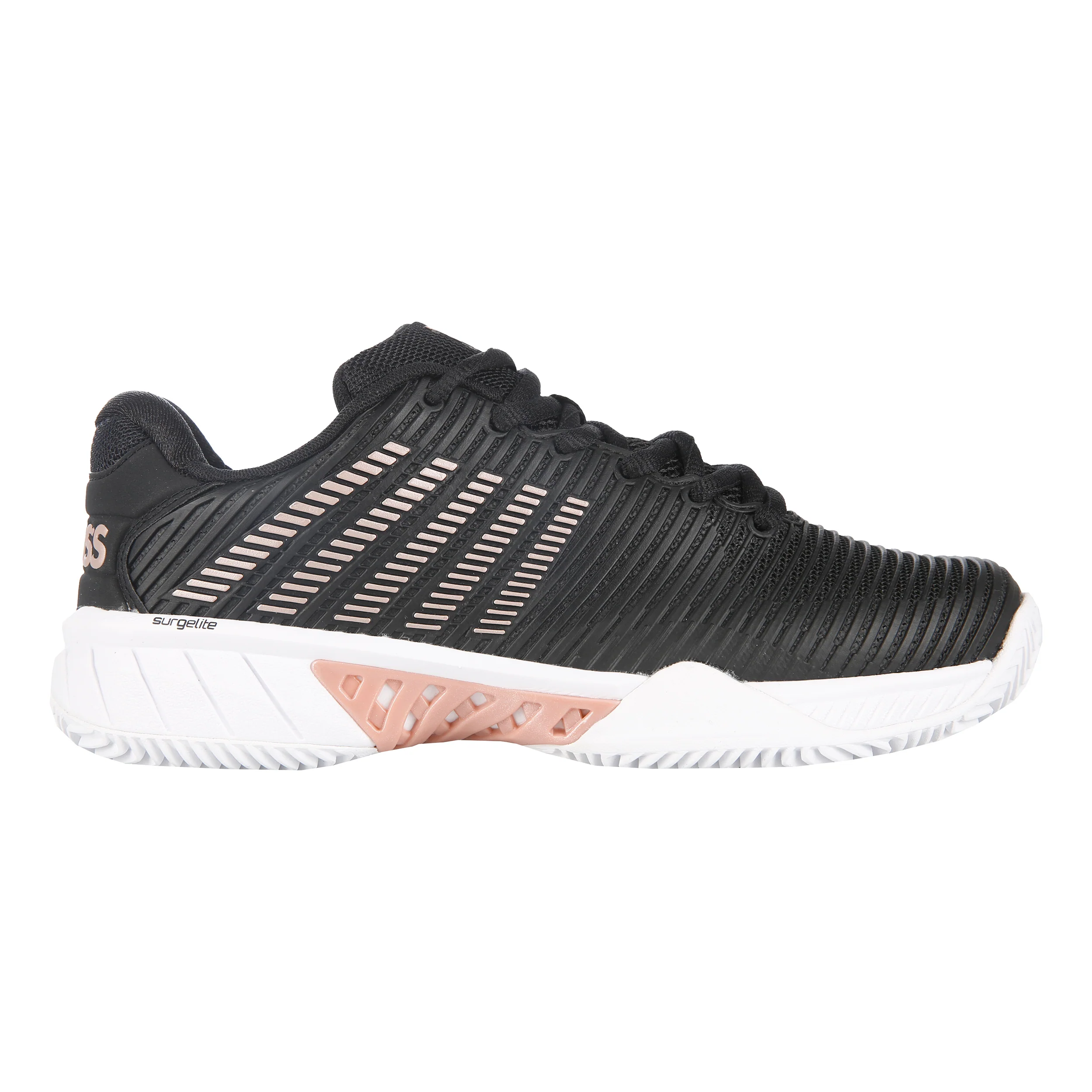Hypercourt Express 2 Sandplatzschuh Damen-Schwarz,Gold