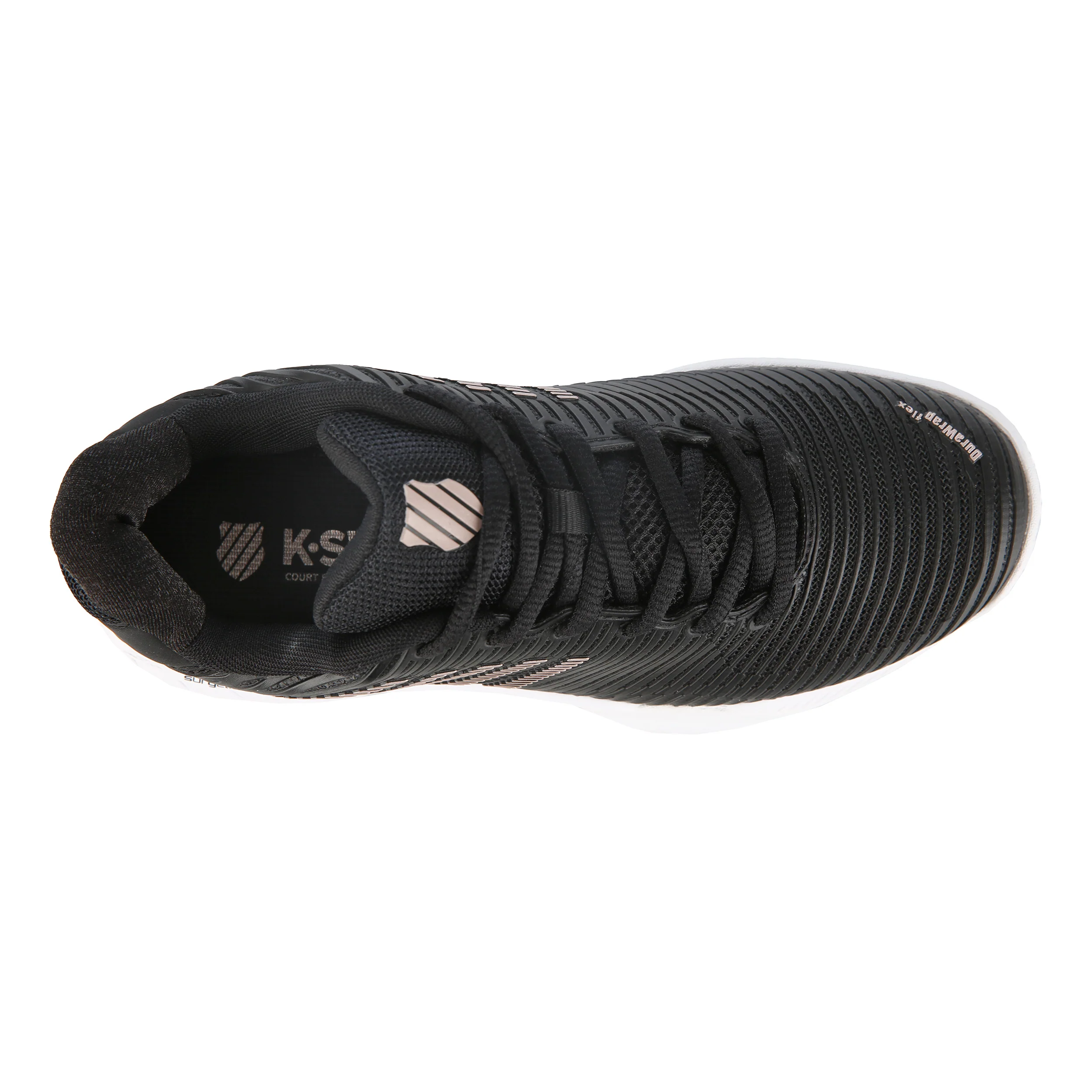 Hypercourt Express 2 Sandplatzschuh Damen-Schwarz,Gold - Image 3