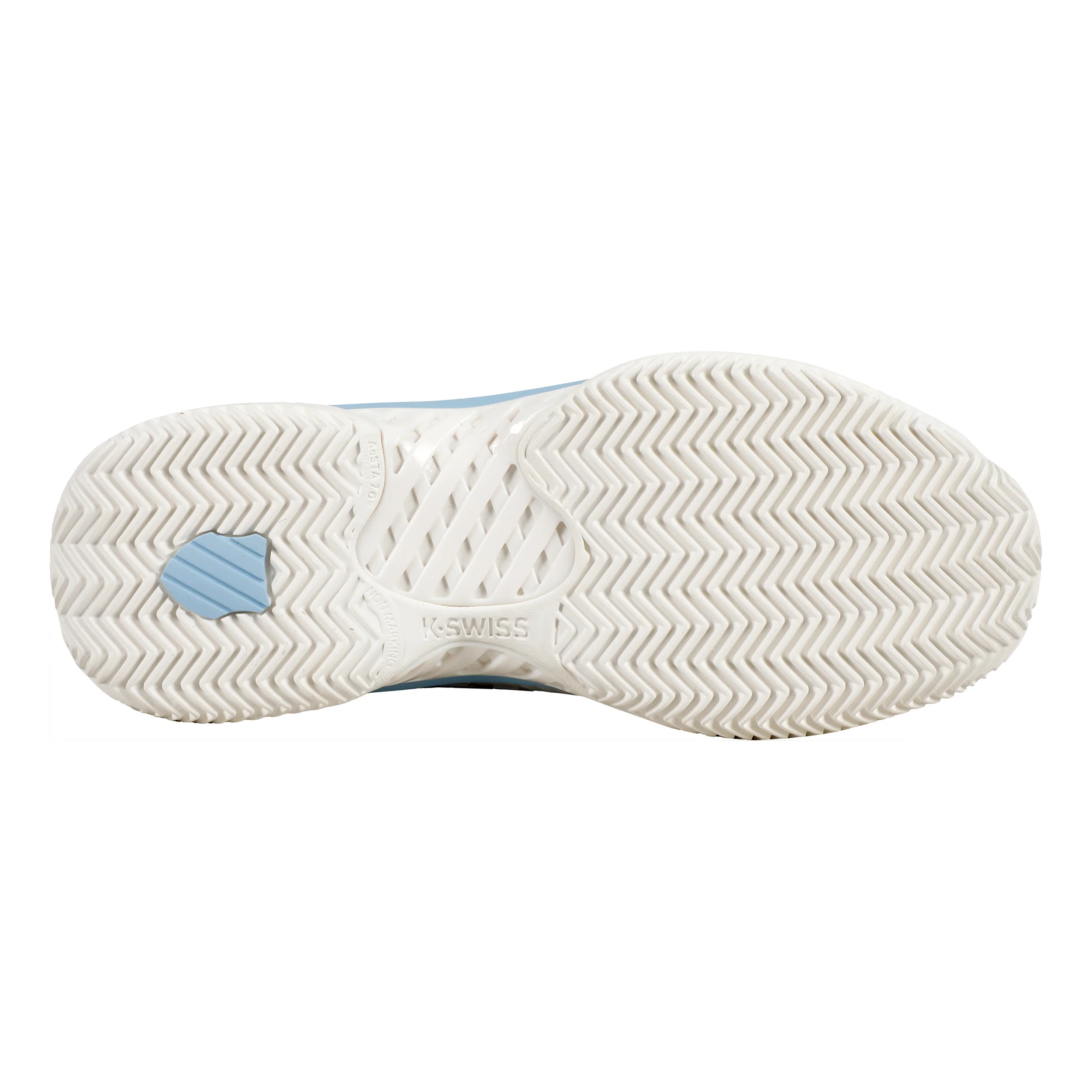 Hypercourt Express 2 Sandplatzschuh Damen-Weiß,Hellblau - Image 4
