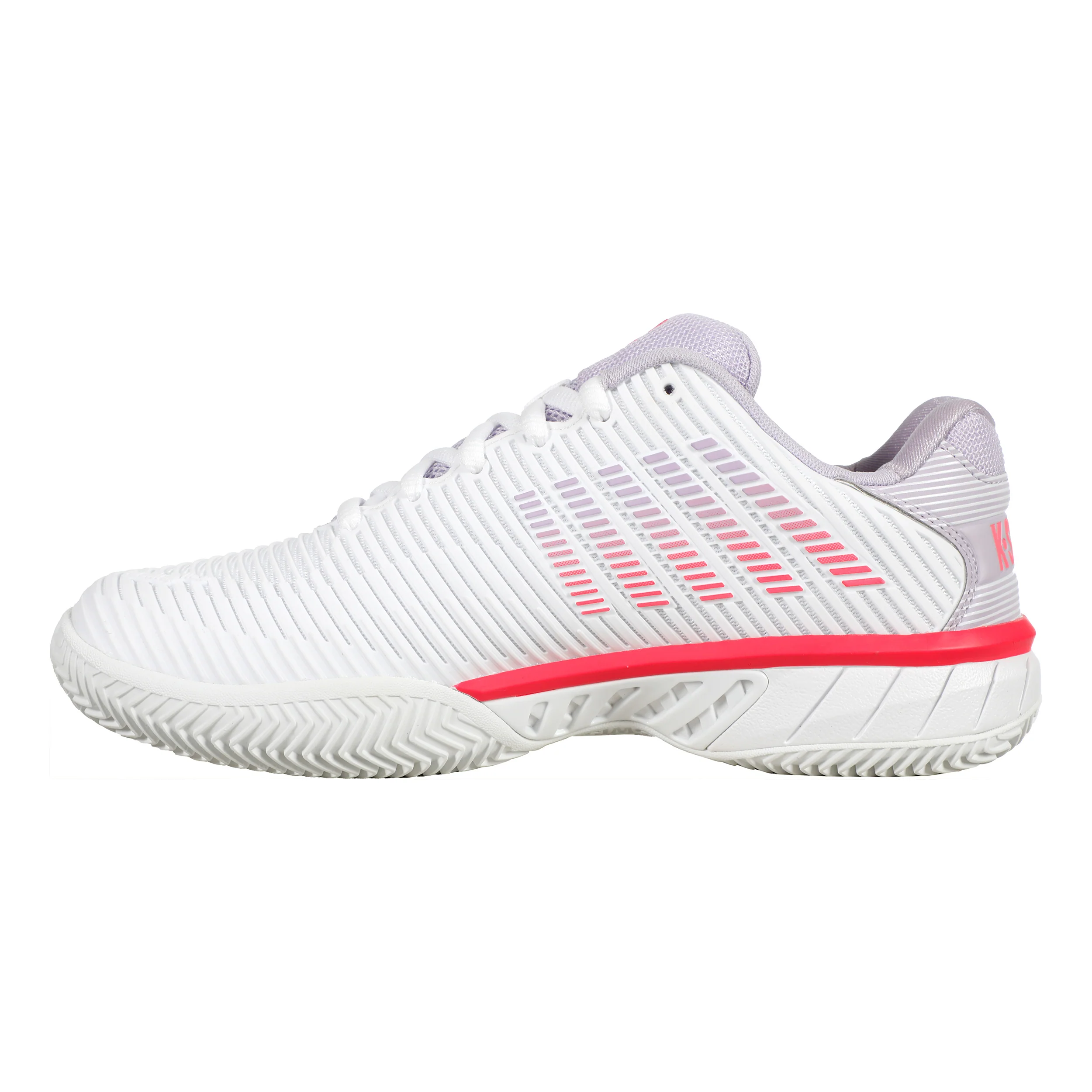 Hypercourt Express 2 Sandplatzschuh Damen-Weiß,Koralle - Image 2