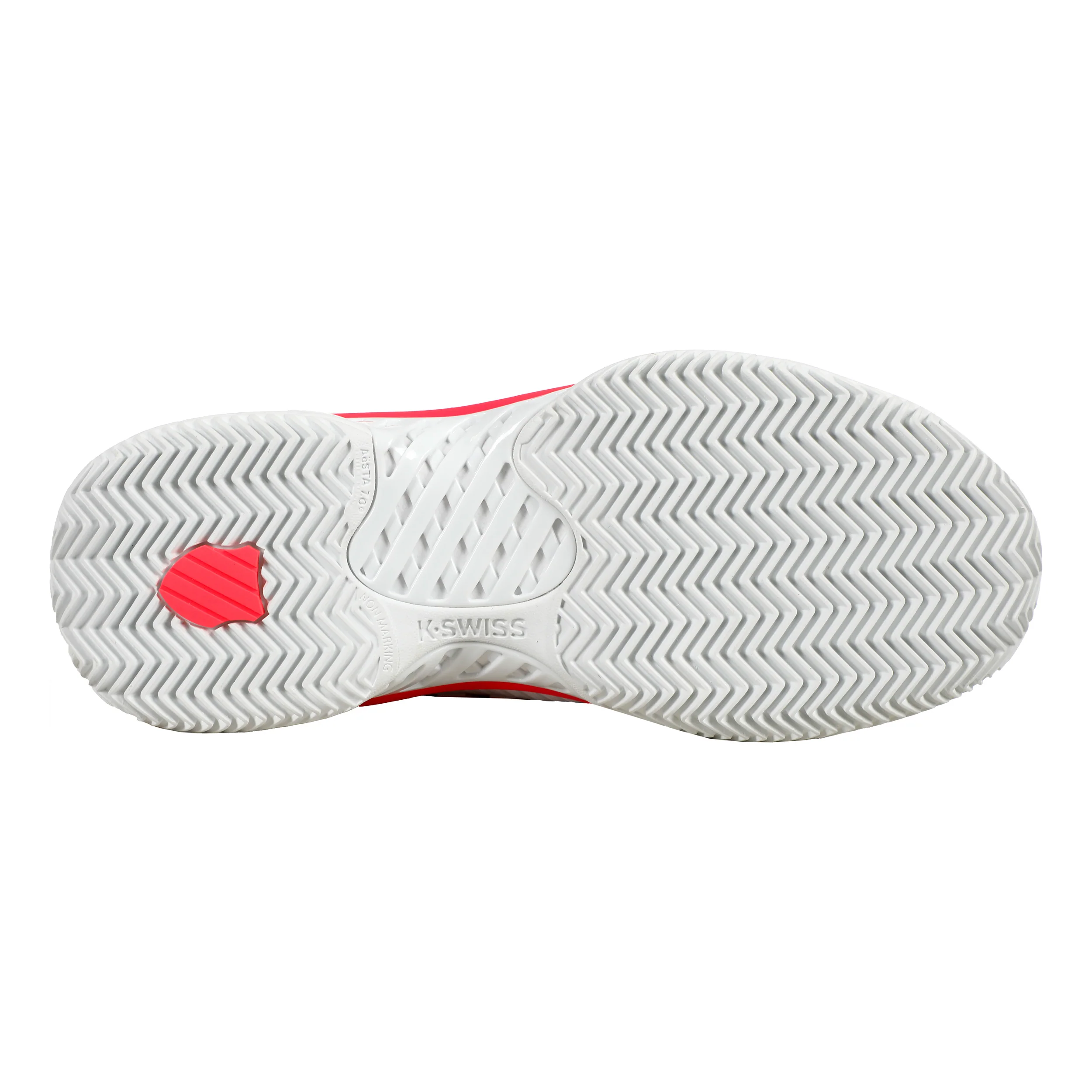 Hypercourt Express 2 Sandplatzschuh Damen-Weiß,Koralle - Image 4