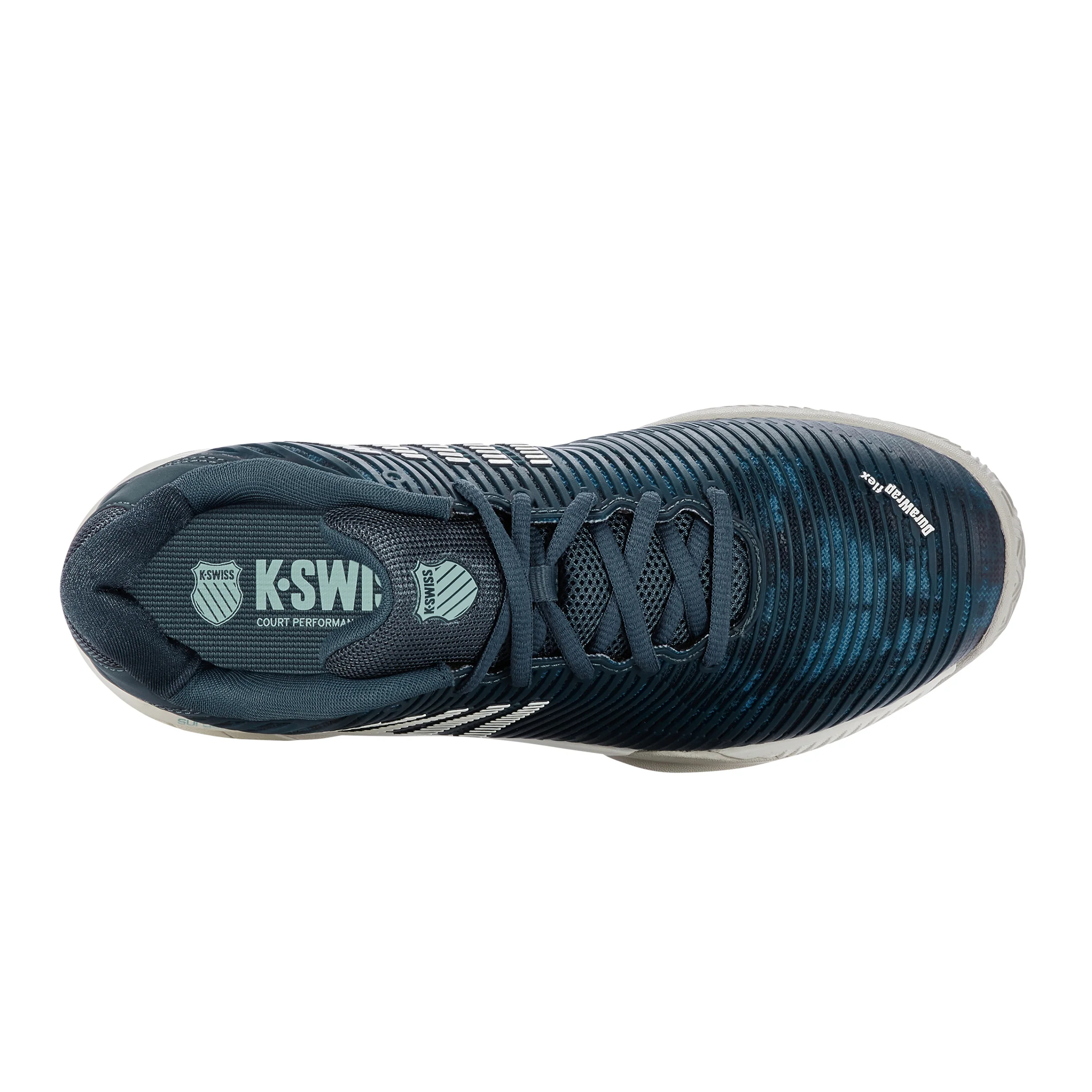 Hypercourt Express 2 Sandplatzschuh Herren-Petrol,Hellgrau - Image 3