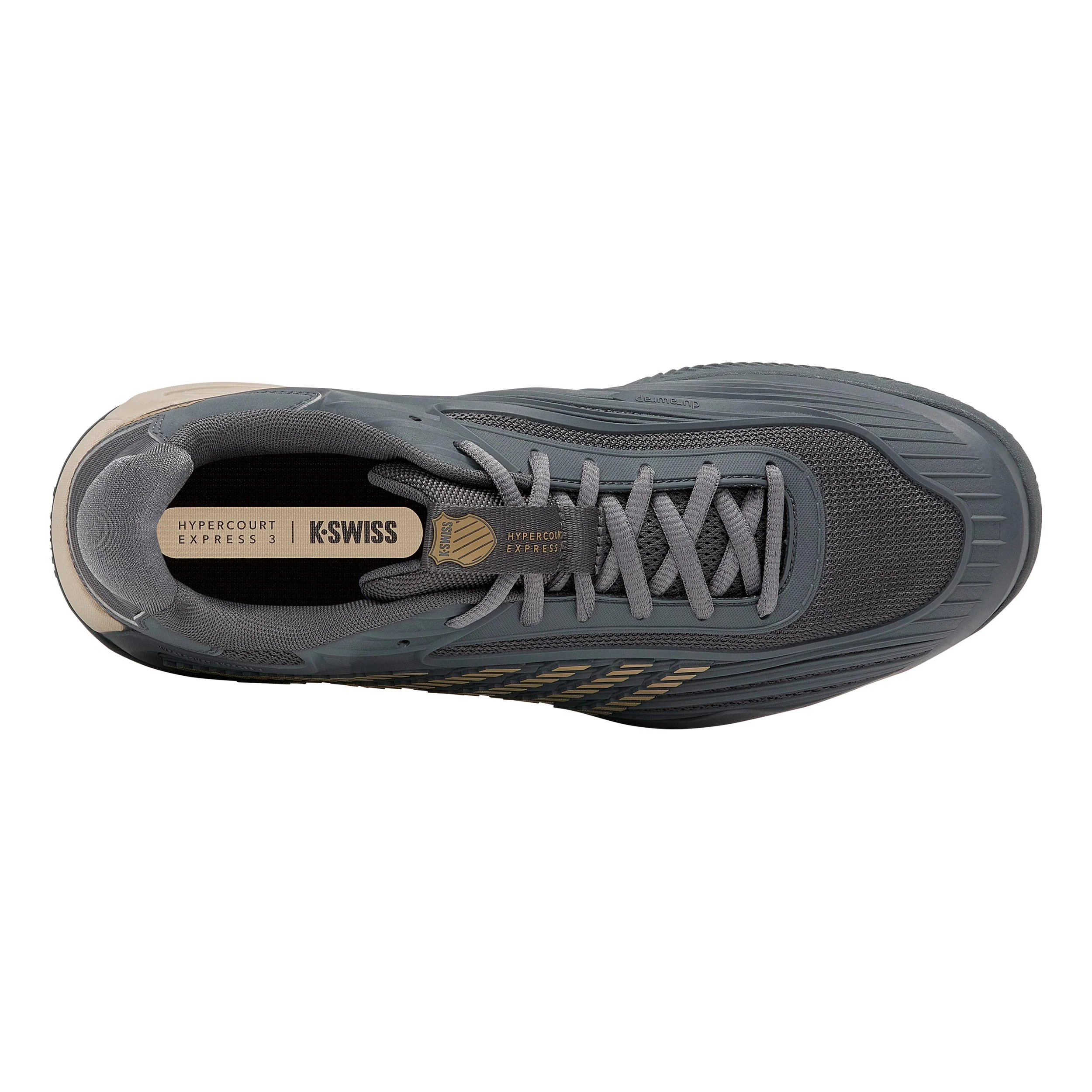 HYPERCOURT EXPRESS 3 Clay Sandplatzschuh Herren-dunkelgrau, beige - Image 3