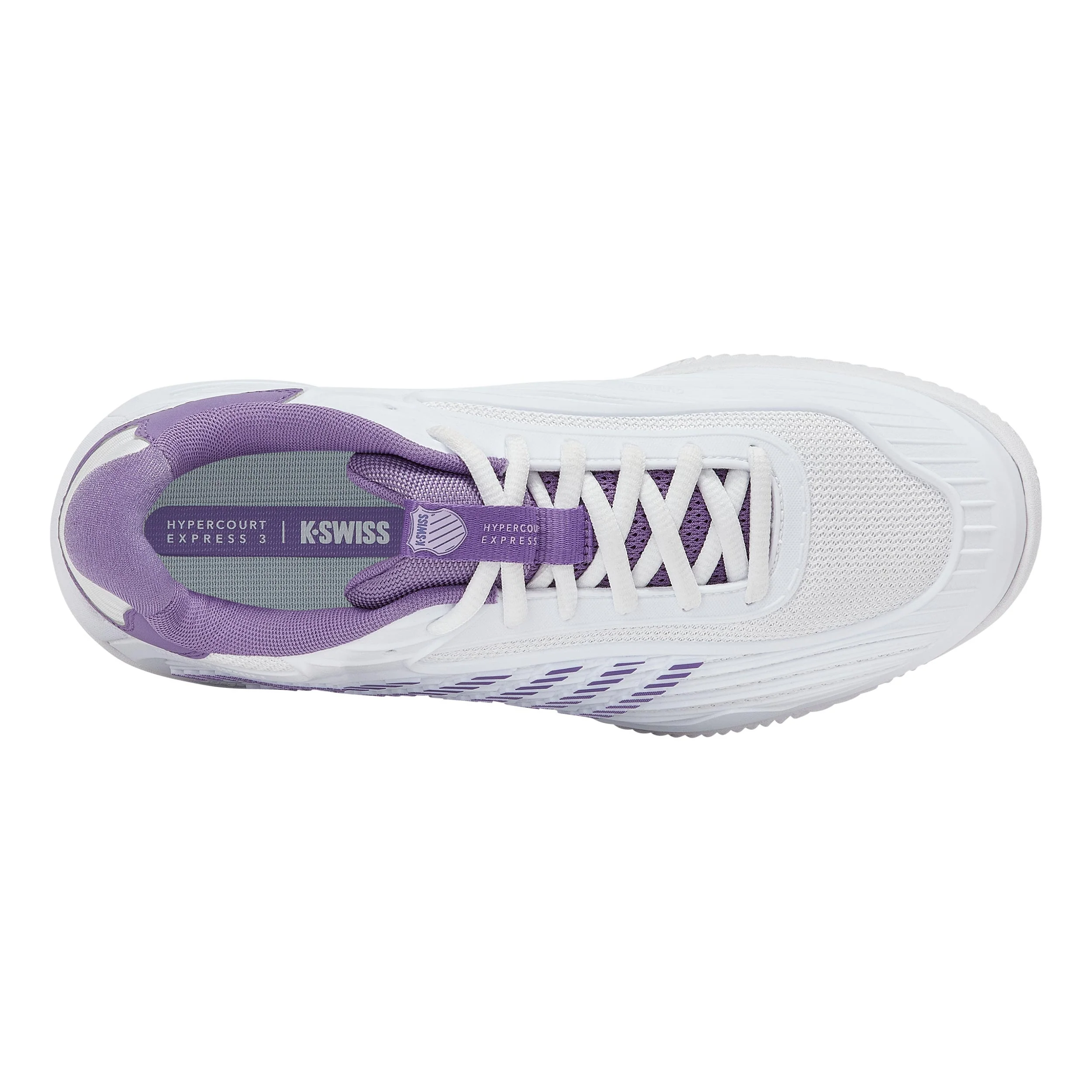 Hypercourt Express 3 Sandplatzschuh Damen - weiß, lavendel - Image 3