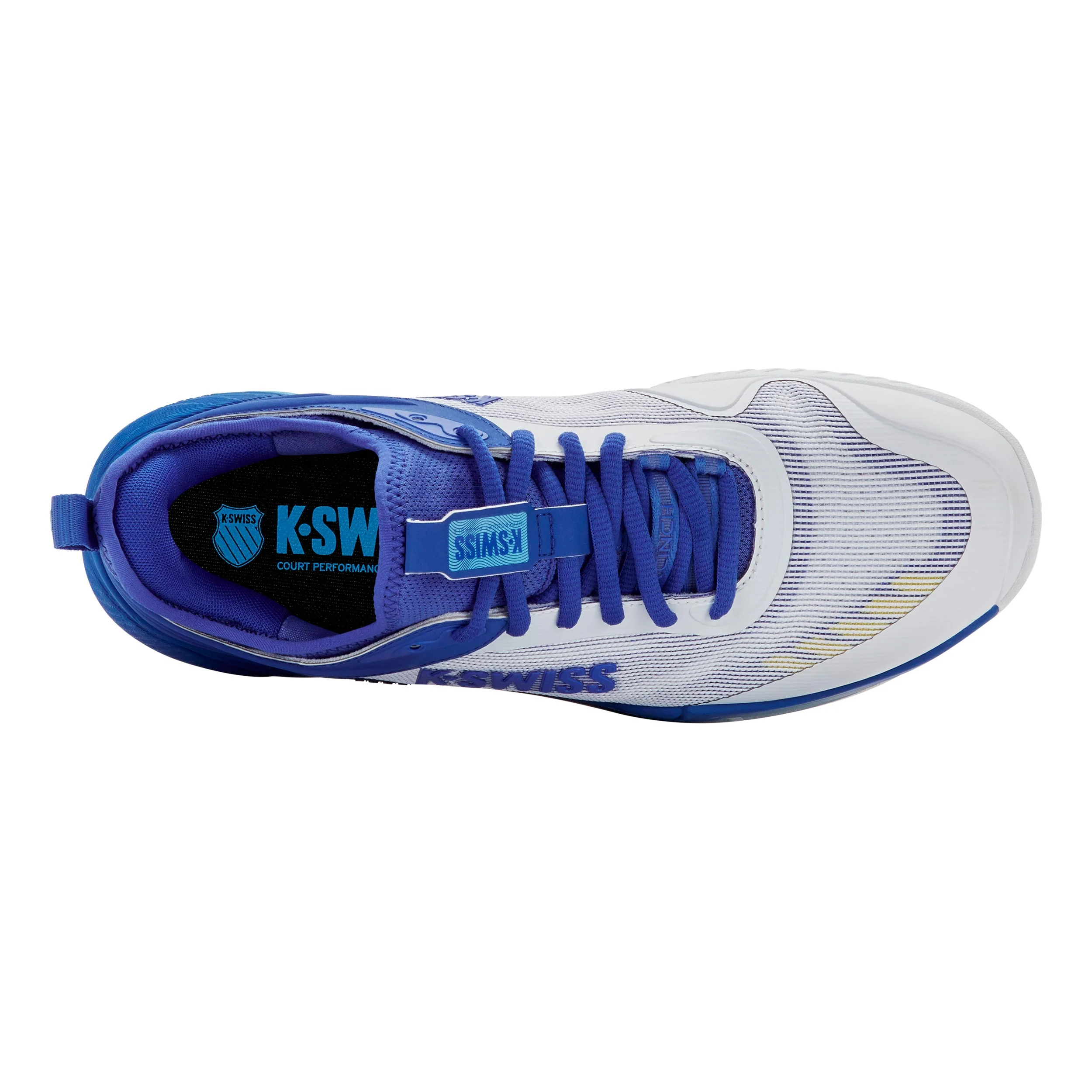 HYPERCOURT PINNACLE AC Allcourtschuh Herren-weiß, blau - Image 3