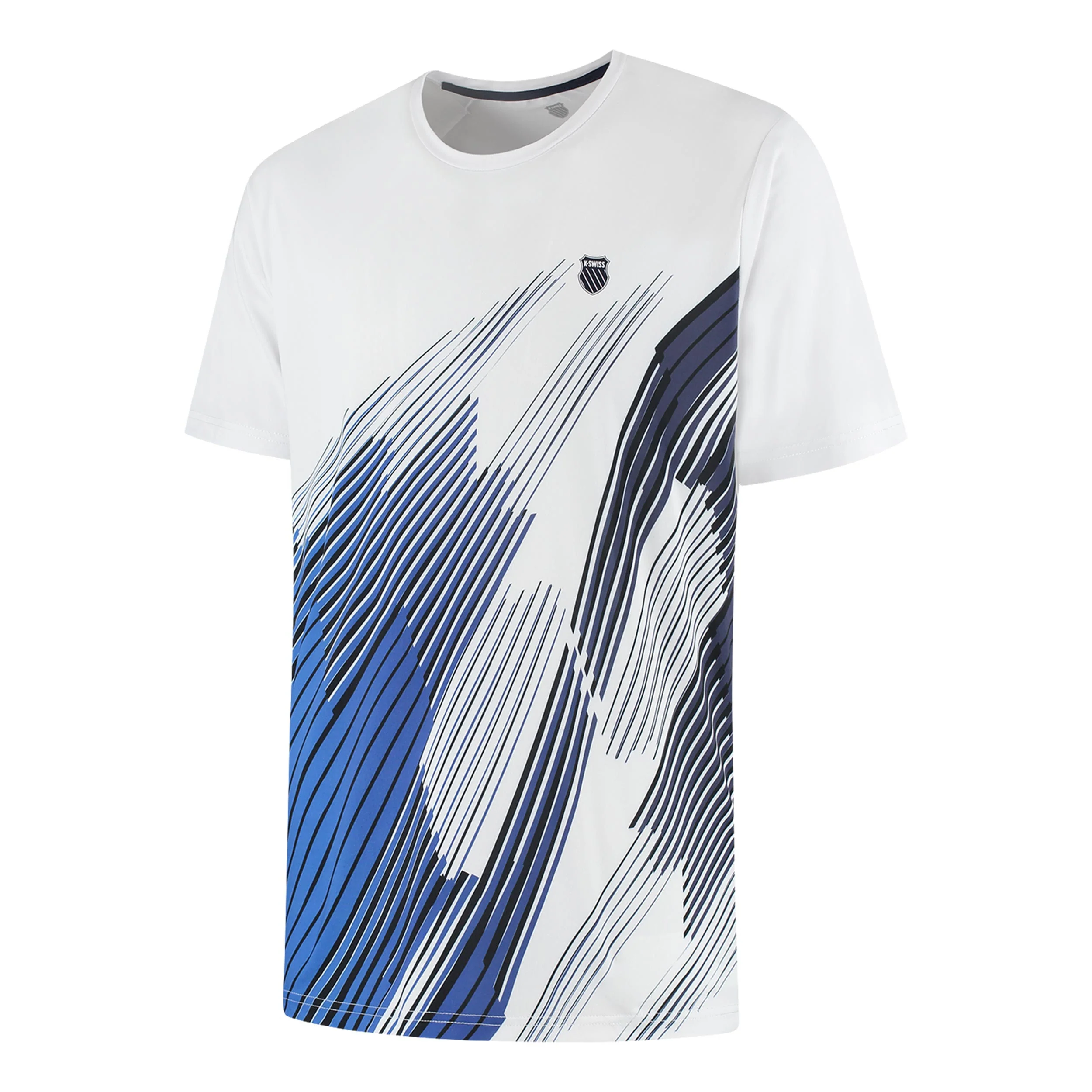 Hypercourt Print T-Shirt Herren - weiß