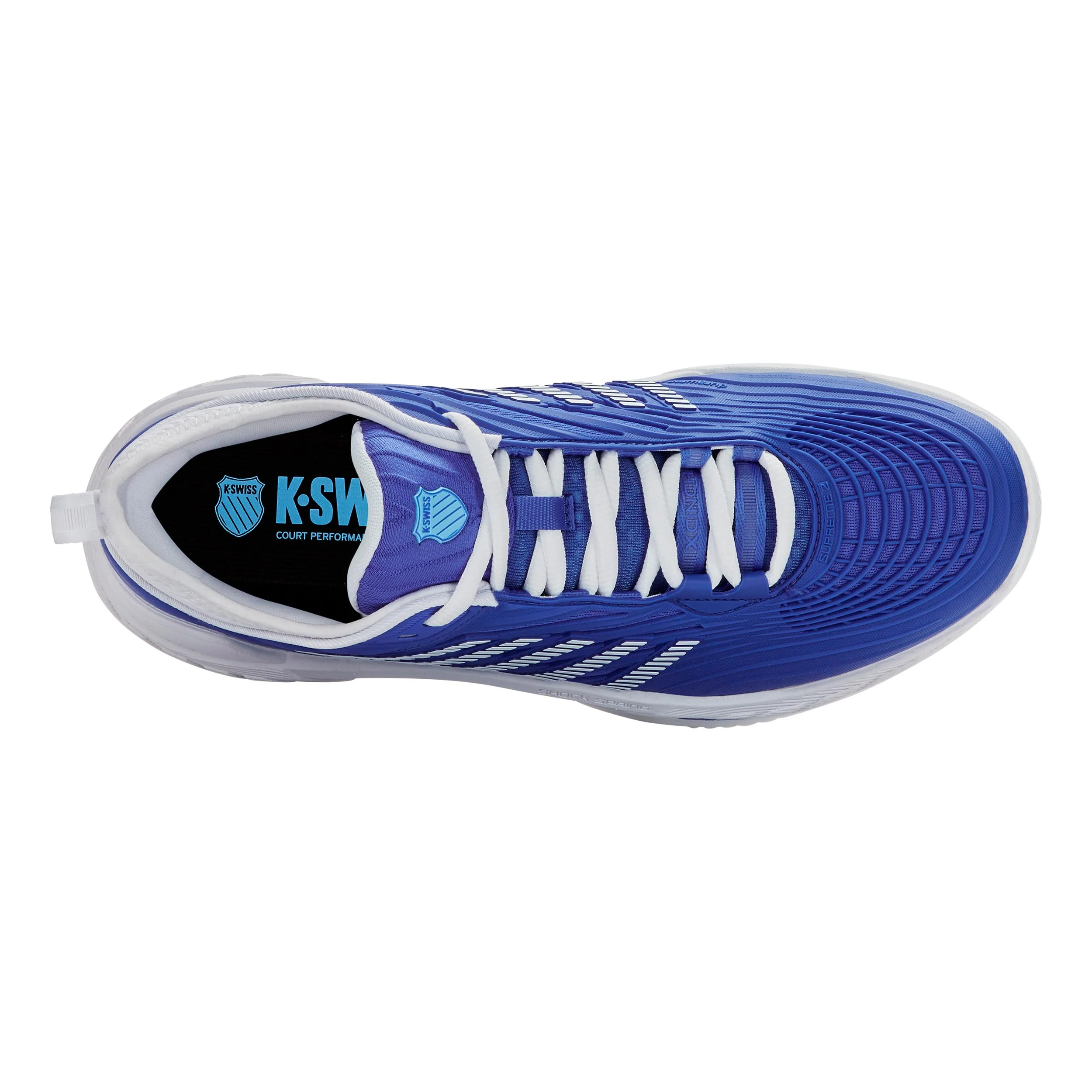 HYPERCOURT SUPREME 2 Clay Sandplatzschuh Herren-blau, weiß - Image 3