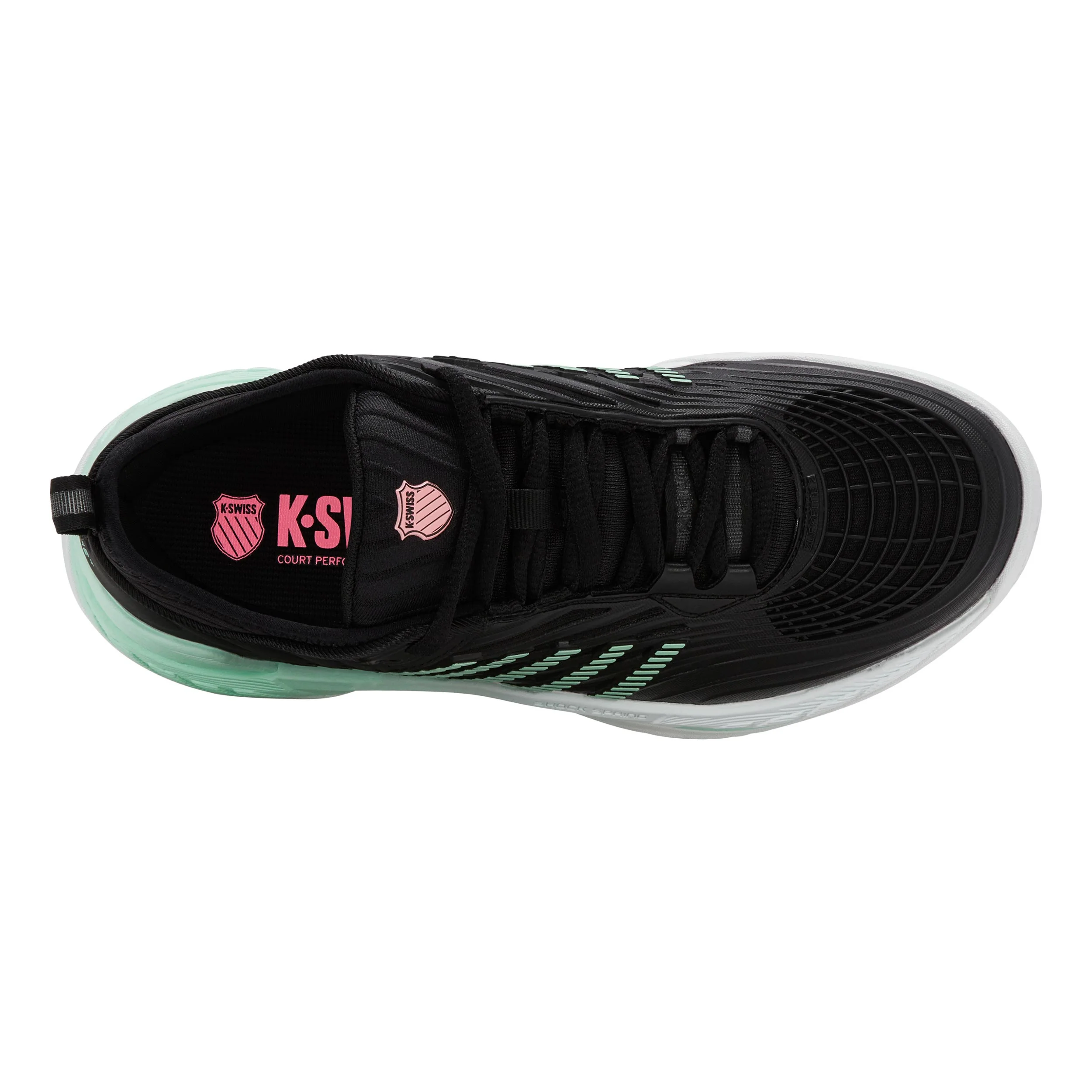 Hypercourt Supreme 2 Sandplatzschuh Damen - schwarz, mint - Image 3