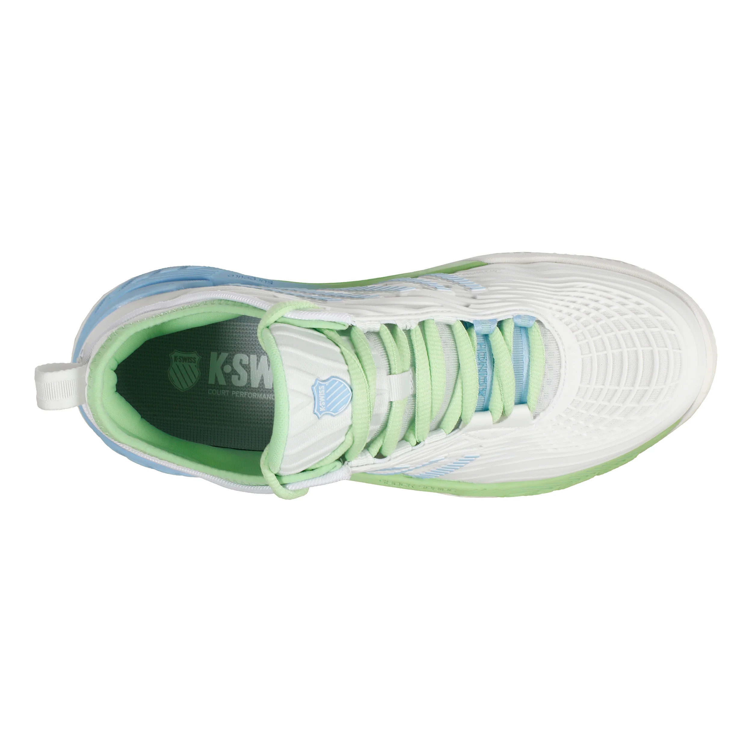 Hypercourt Supreme 2 Sandplatzschuh Damen - weiß, hellgrün - Image 3