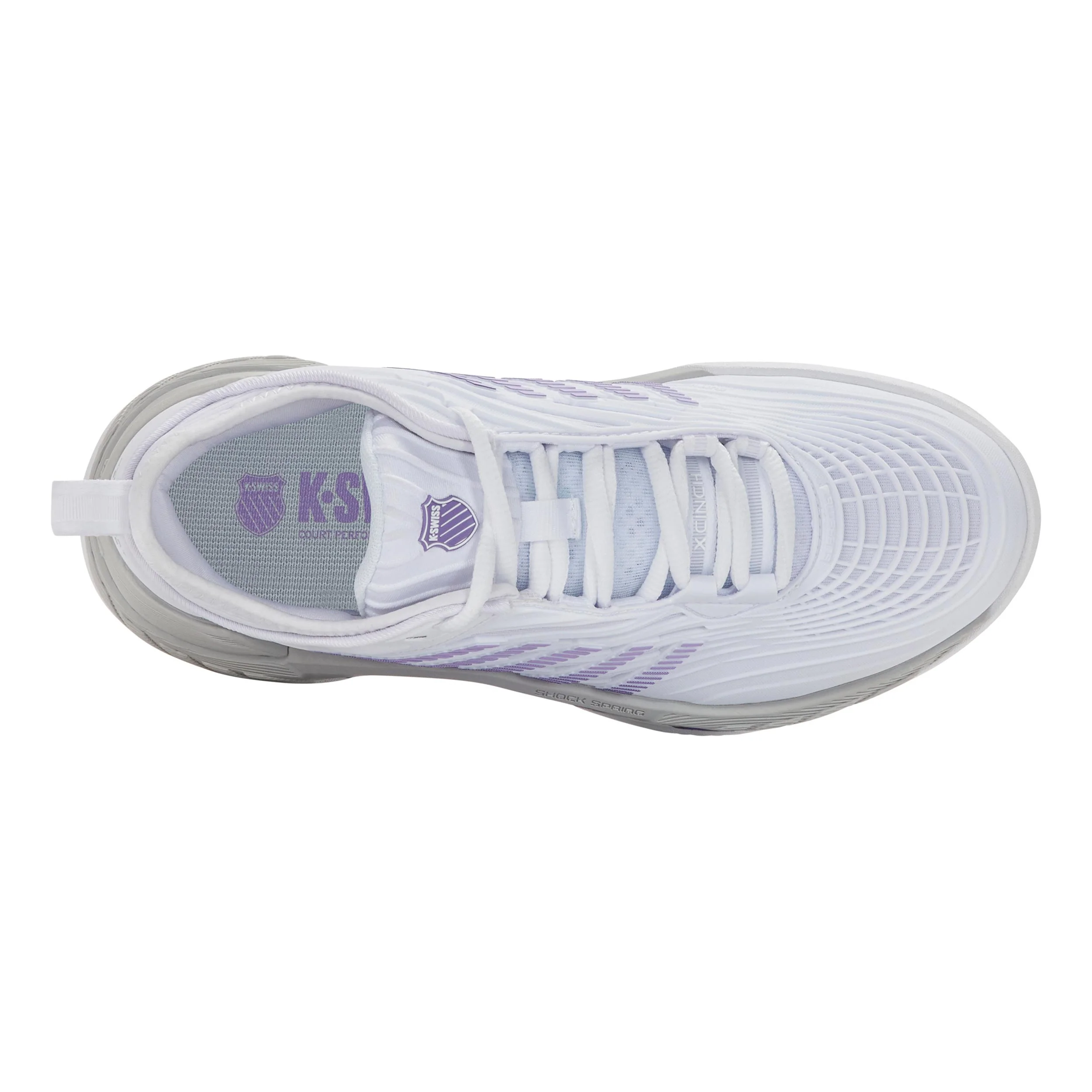 Hypercourt Supreme 2 Sandplatzschuh Damen - weiß, lavendel - Image 3