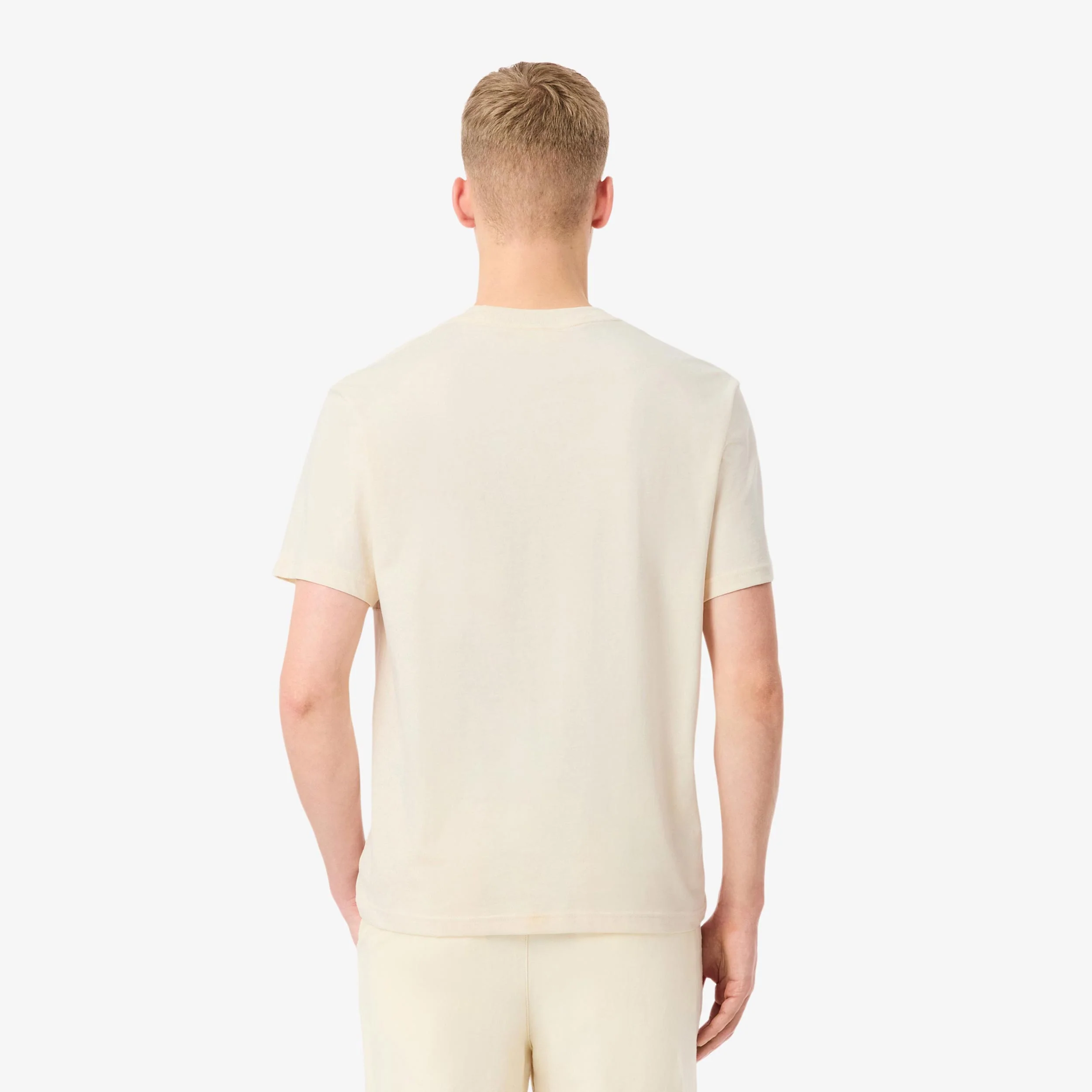 Colorblock T-Shirt Herren - creme, beige - Image 2