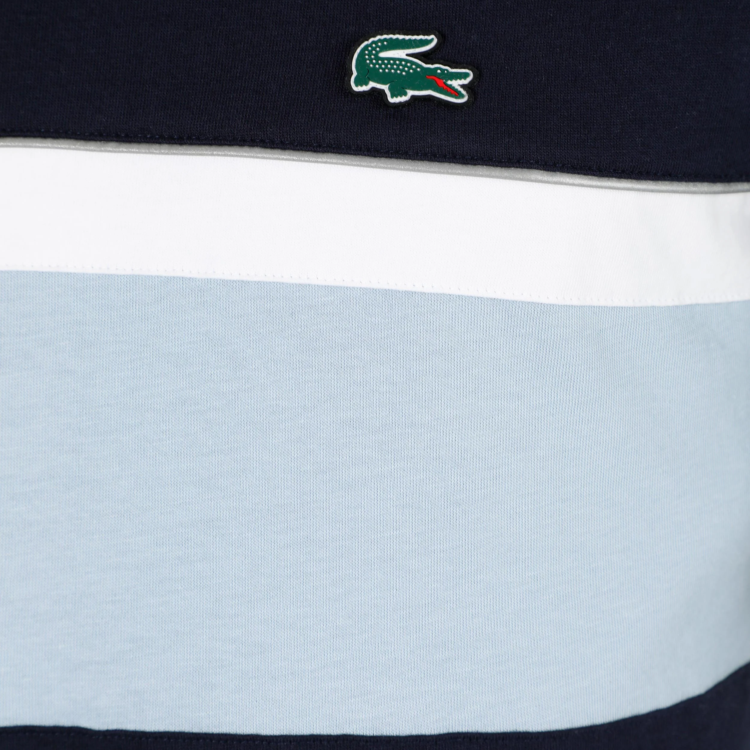 Colorblock T-Shirt Herren - dunkelblau, weiß - Image 3