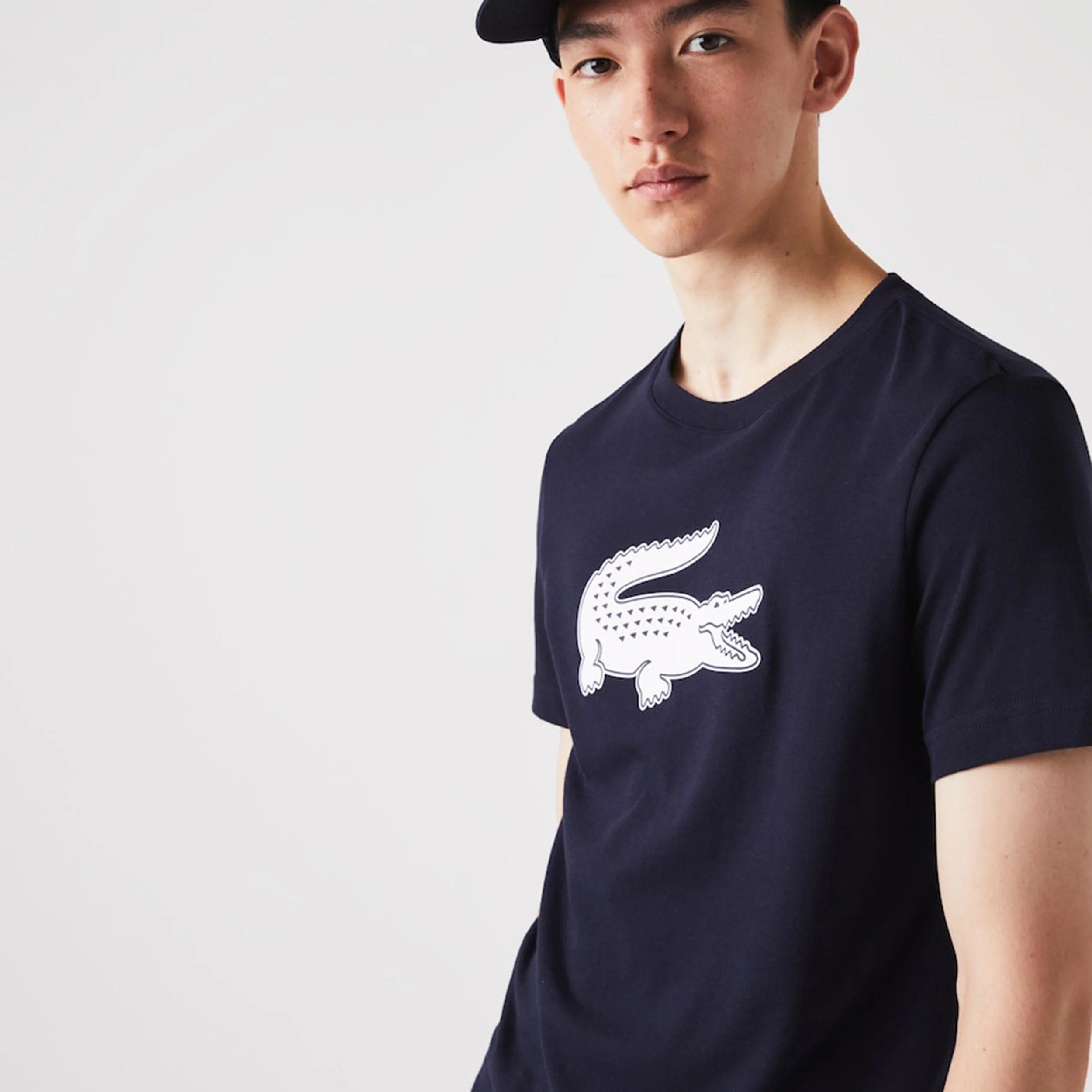 Core T-Shirt Herren - dunkelblau, weiß - Image 8