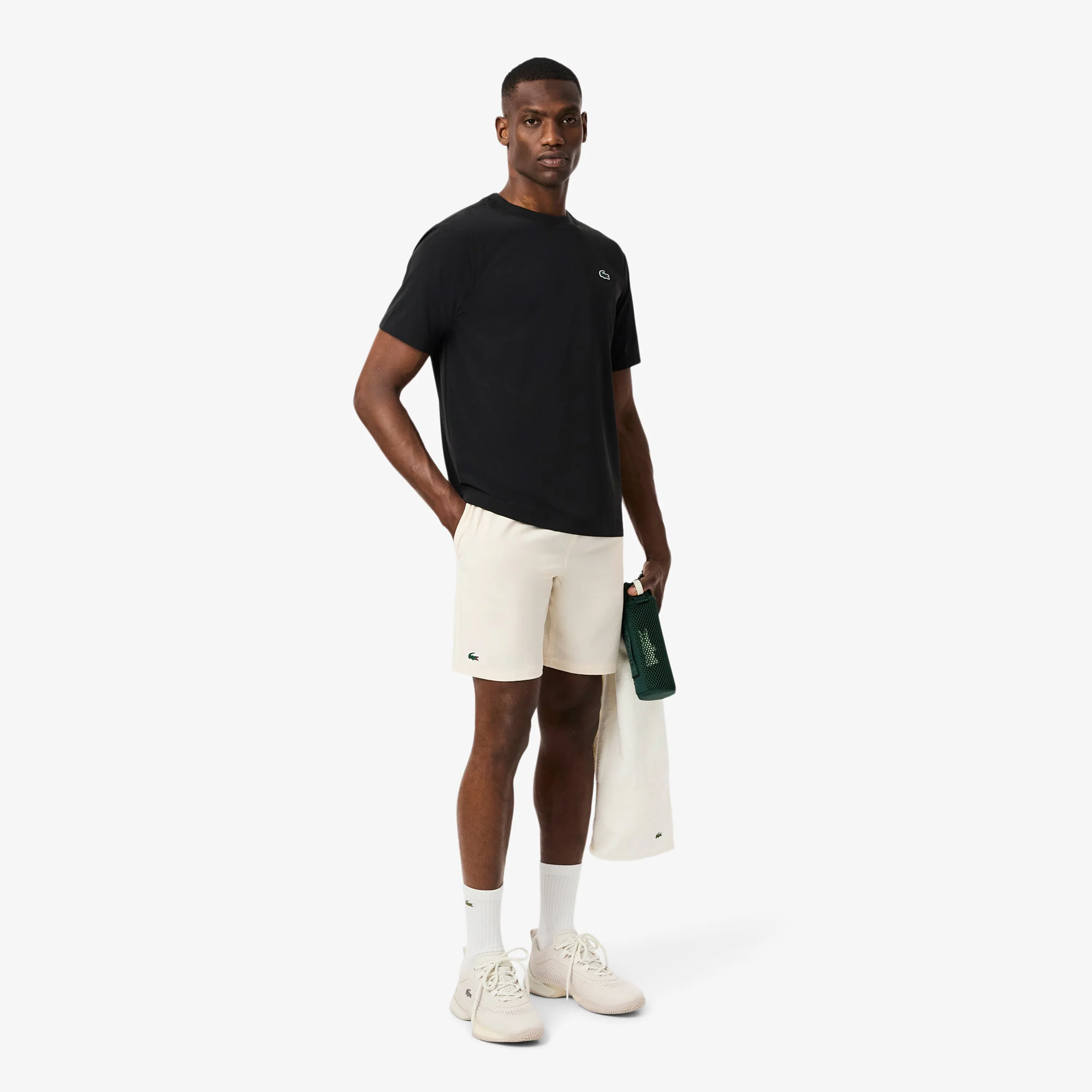 Djokovic Shorts Herren - creme, dunkelblau - Image 4