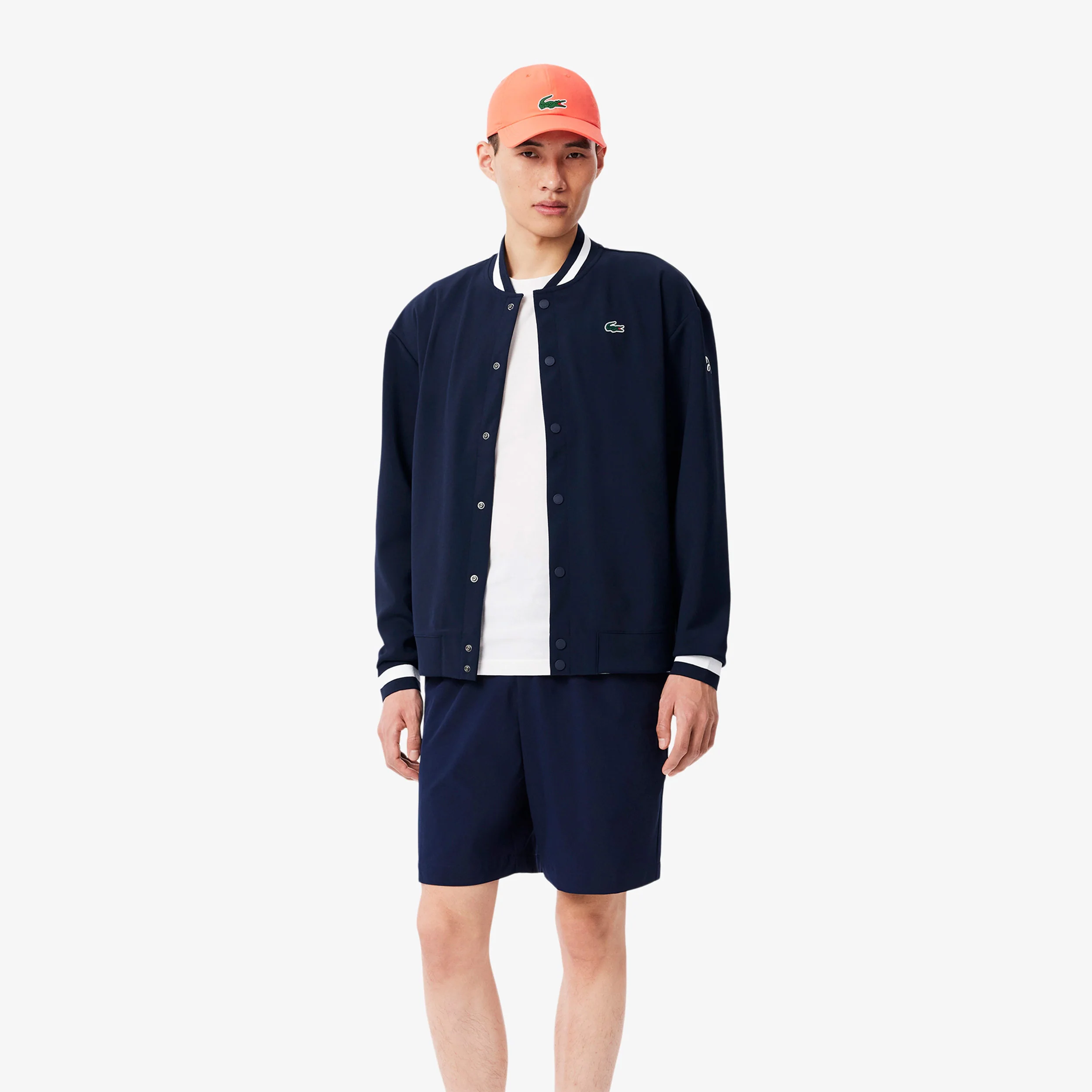 Djokovic Trainingsjacke Herren-Dunkelblau,Weiß - Image 4