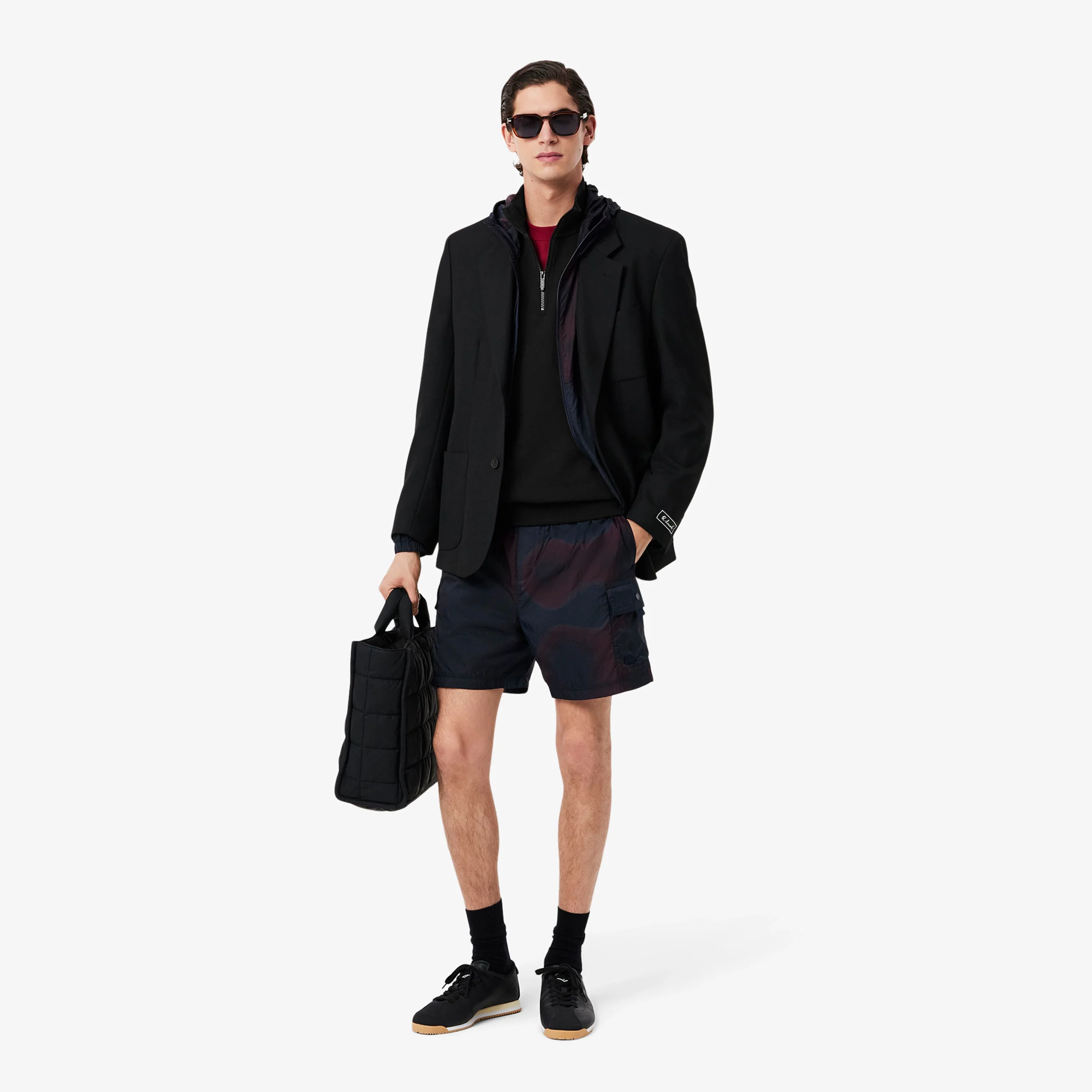 High Neck Sweatshirt Herren - schwarz - Image 7