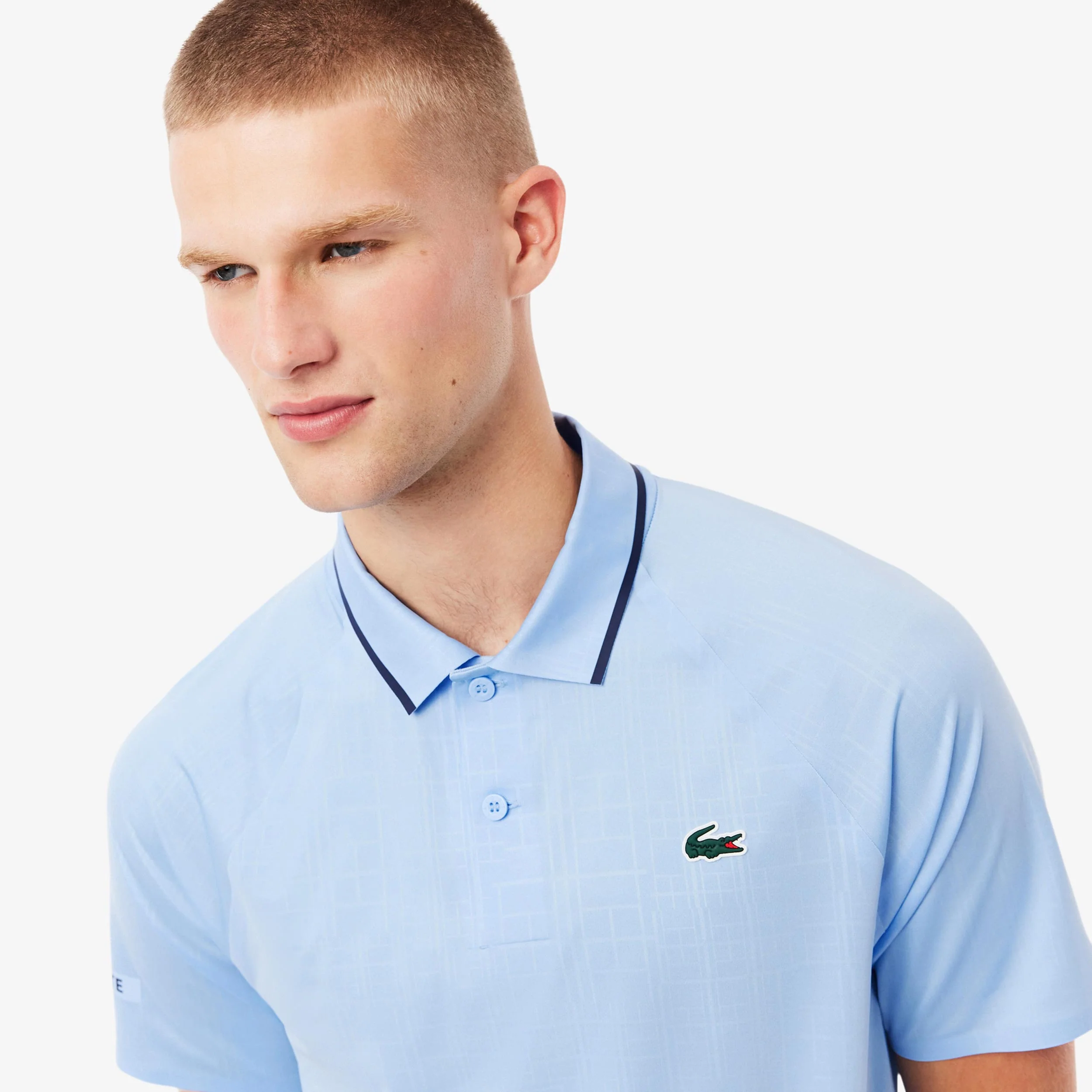 Novak Djokovic Polo Herren-Hellblau - Image 3