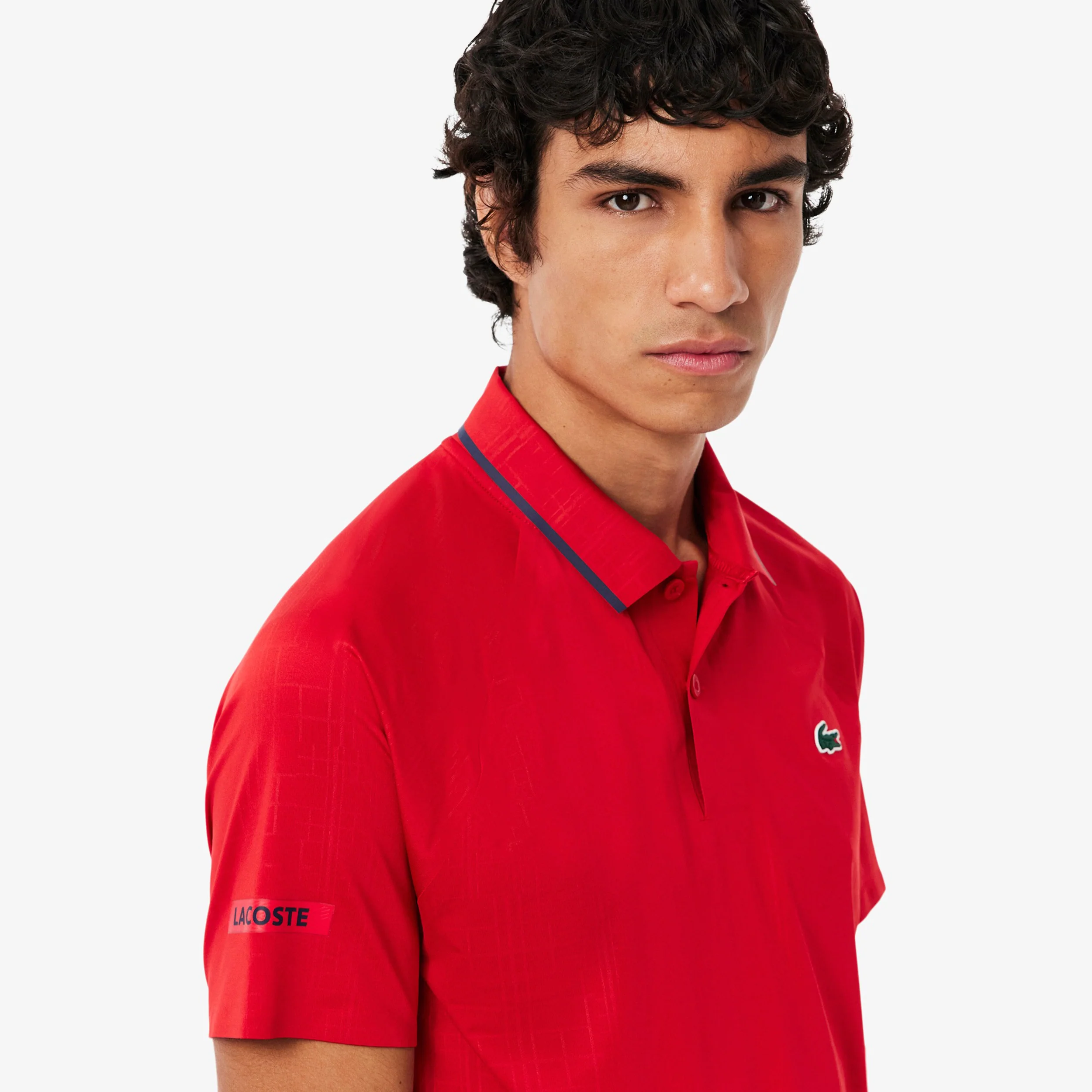 Novak Djokovic Polo Herren-rot - Image 3